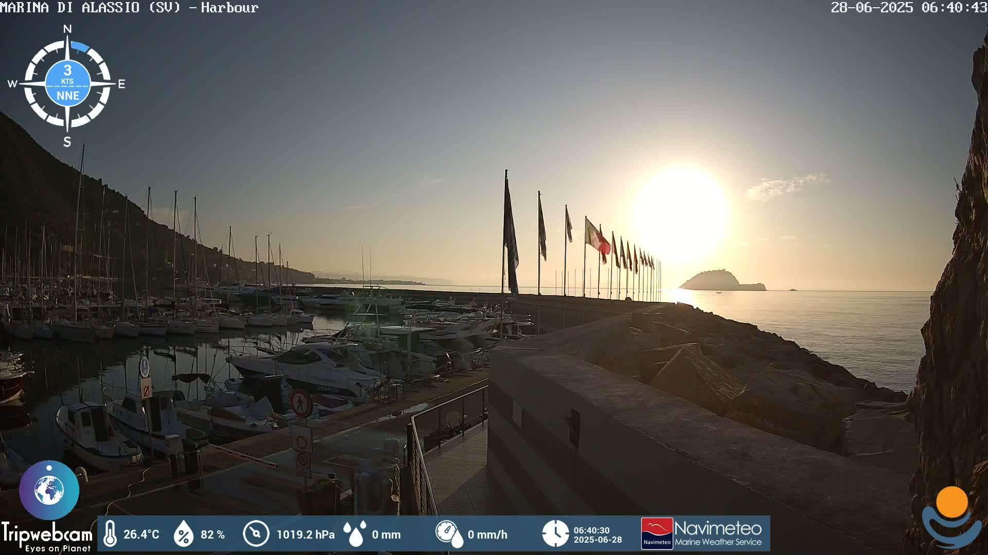 Alassio  Marina , Porto Luca Ferrari Live Cam - Alassio,  Liguria, Italy