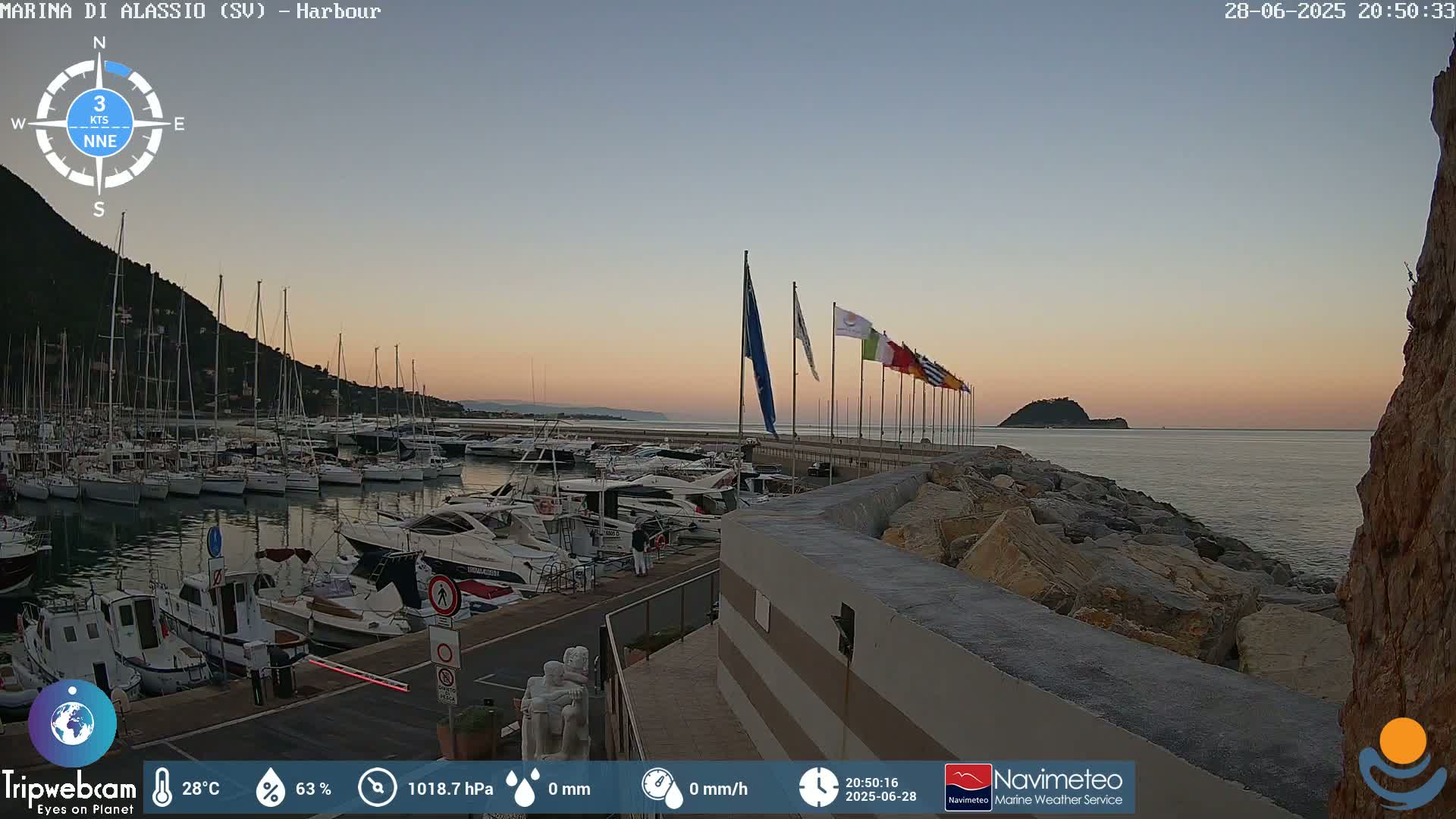 Alassio  Marina , Porto Luca Ferrari Live Cam - Alassio,  Liguria, Italy