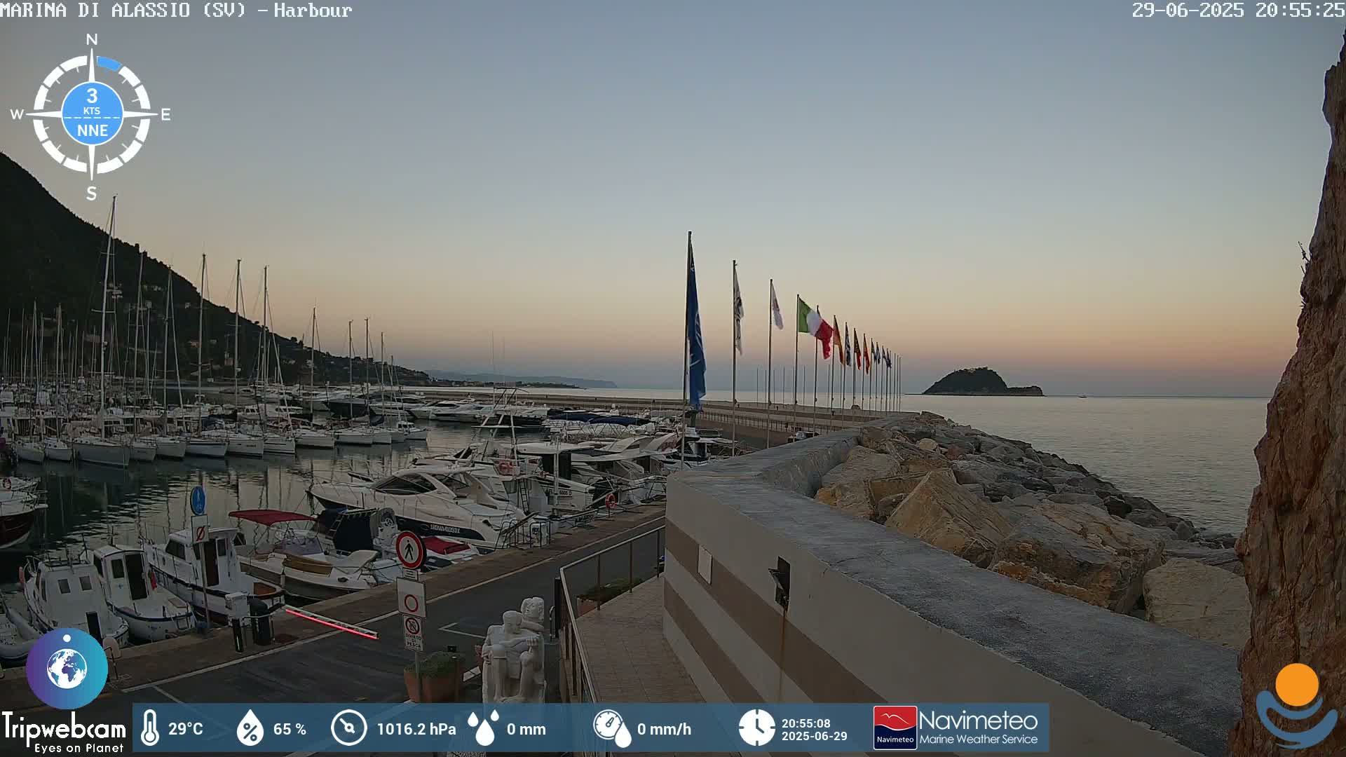 Alassio  Marina , Porto Luca Ferrari Live Cam - Alassio,  Liguria, Italy