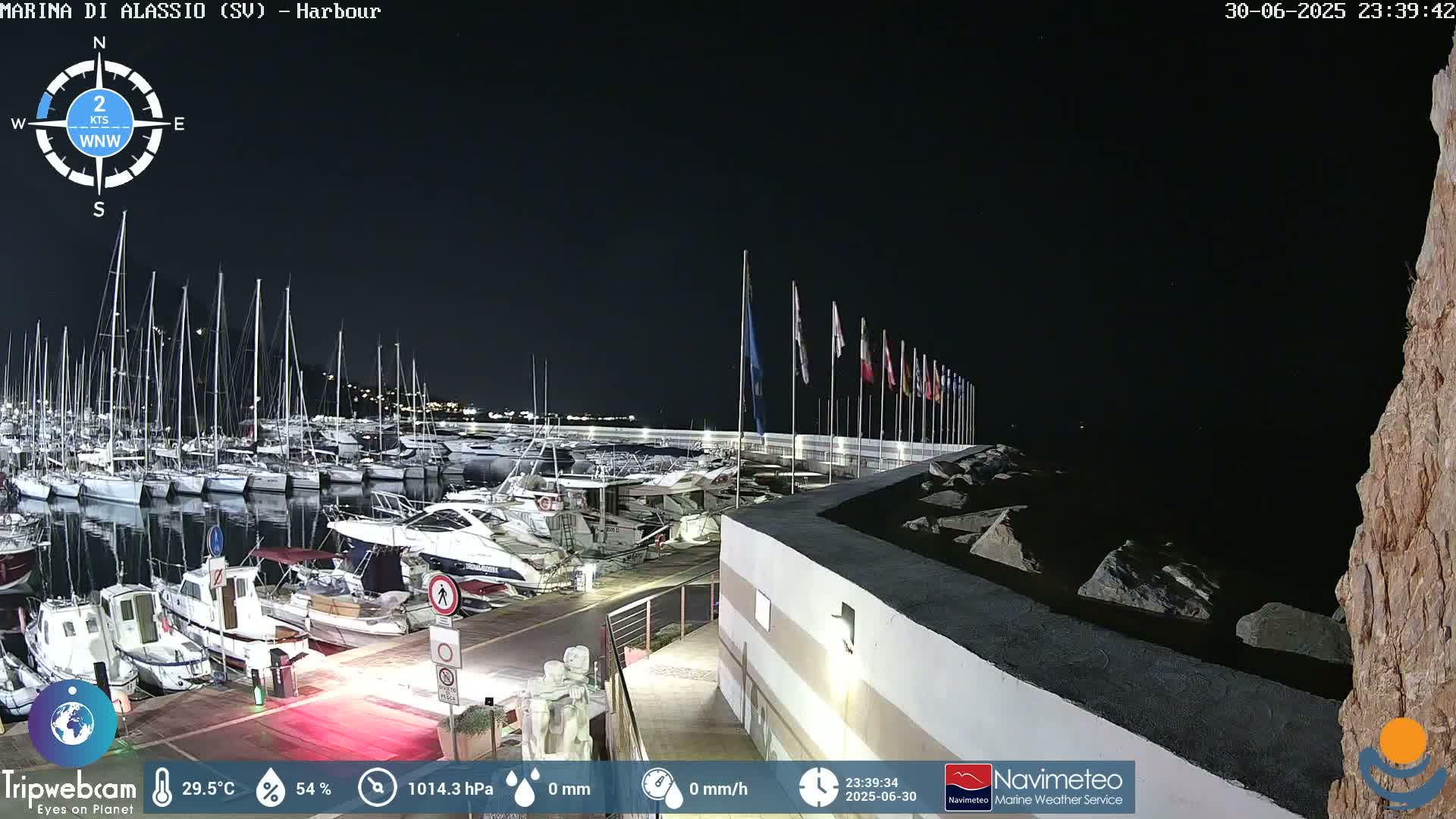 Alassio  Marina , Porto Luca Ferrari Live Cam - Alassio,  Liguria, Italy