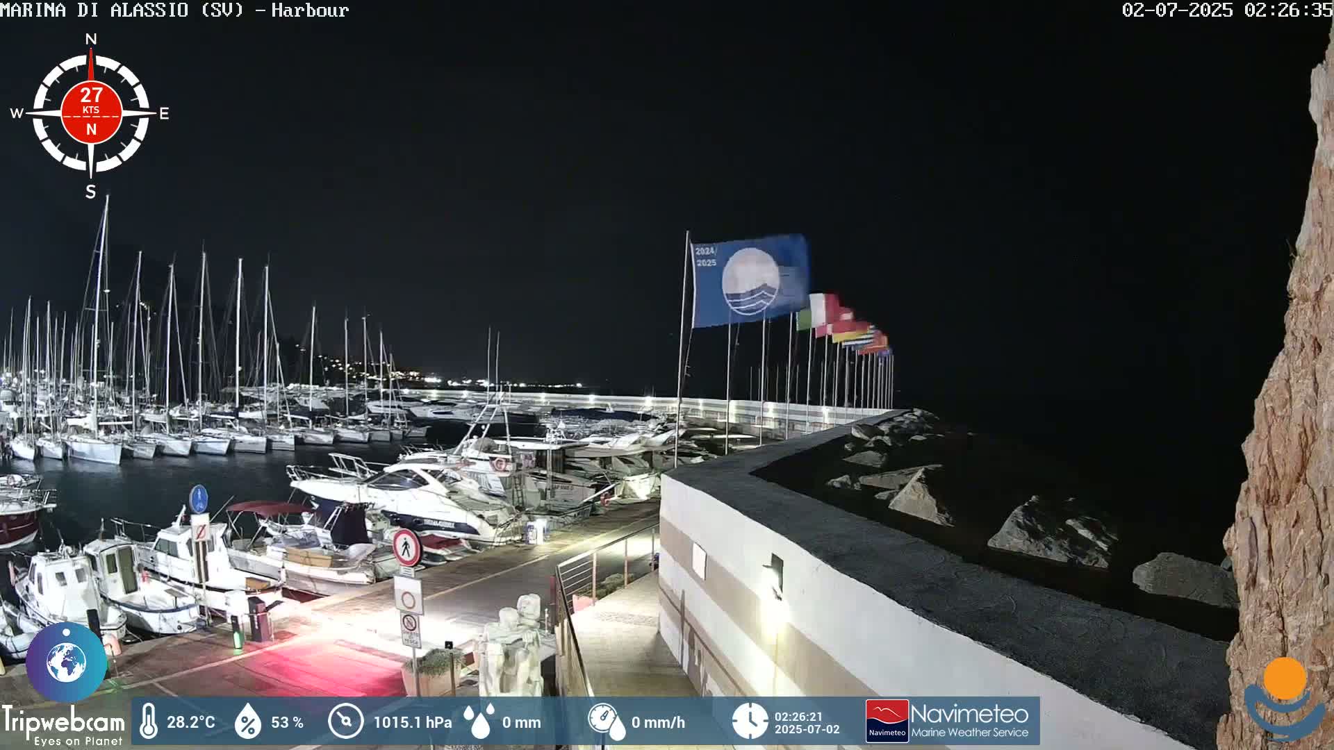 Alassio  Marina , Porto Luca Ferrari Live Cam - Alassio,  Liguria, Italy