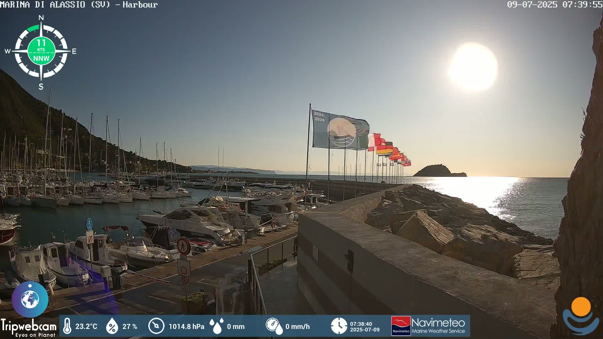 Alassio  Marina , Porto Luca Ferrari Live Cam - Alassio,  Liguria, Italy