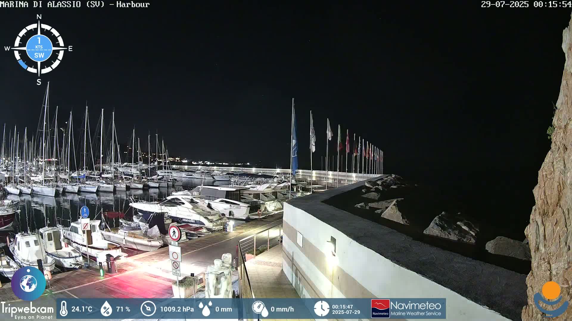 Alassio  Marina , Porto Luca Ferrari Live Cam - Alassio,  Liguria, Italy