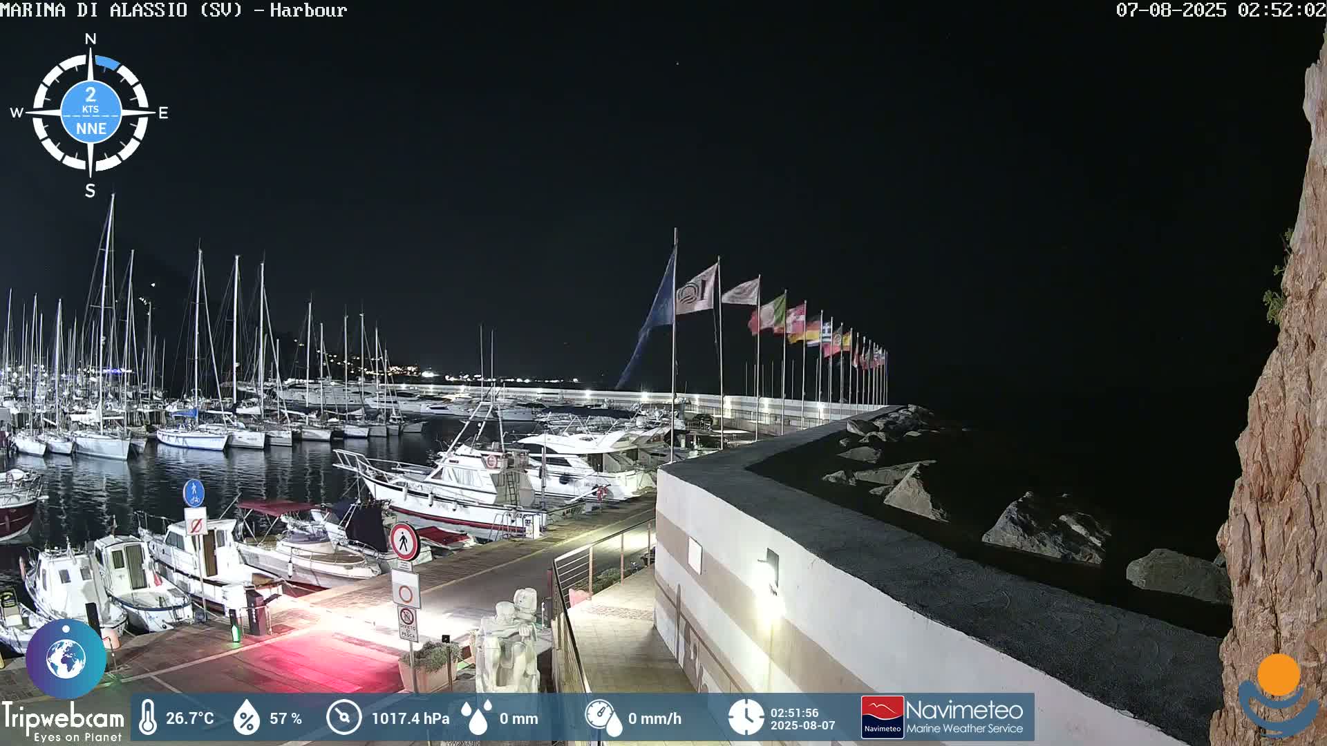 Alassio  Marina , Porto Luca Ferrari Live Cam - Alassio,  Liguria, Italy