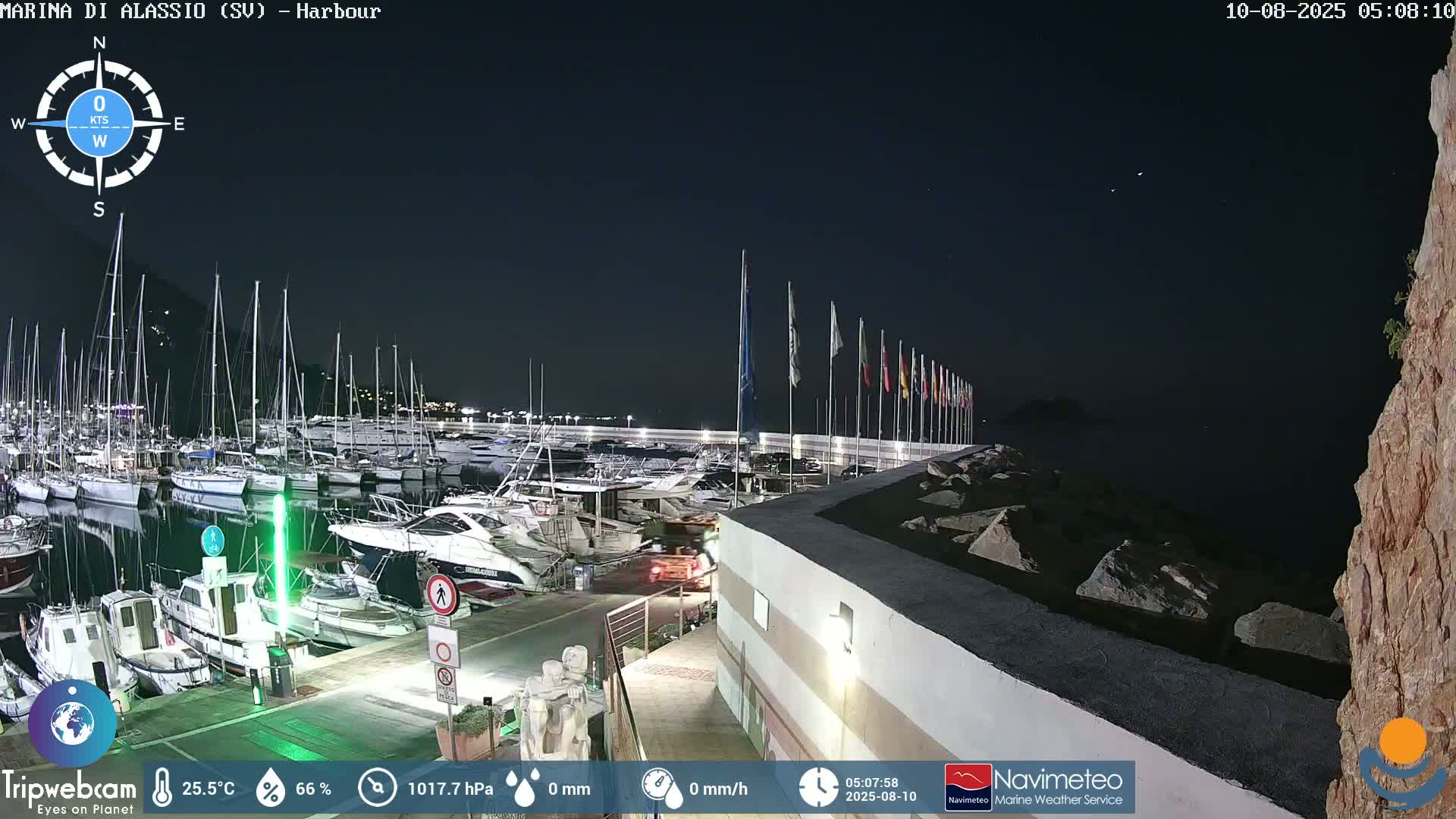 Alassio  Marina , Porto Luca Ferrari Live Cam - Alassio,  Liguria, Italy