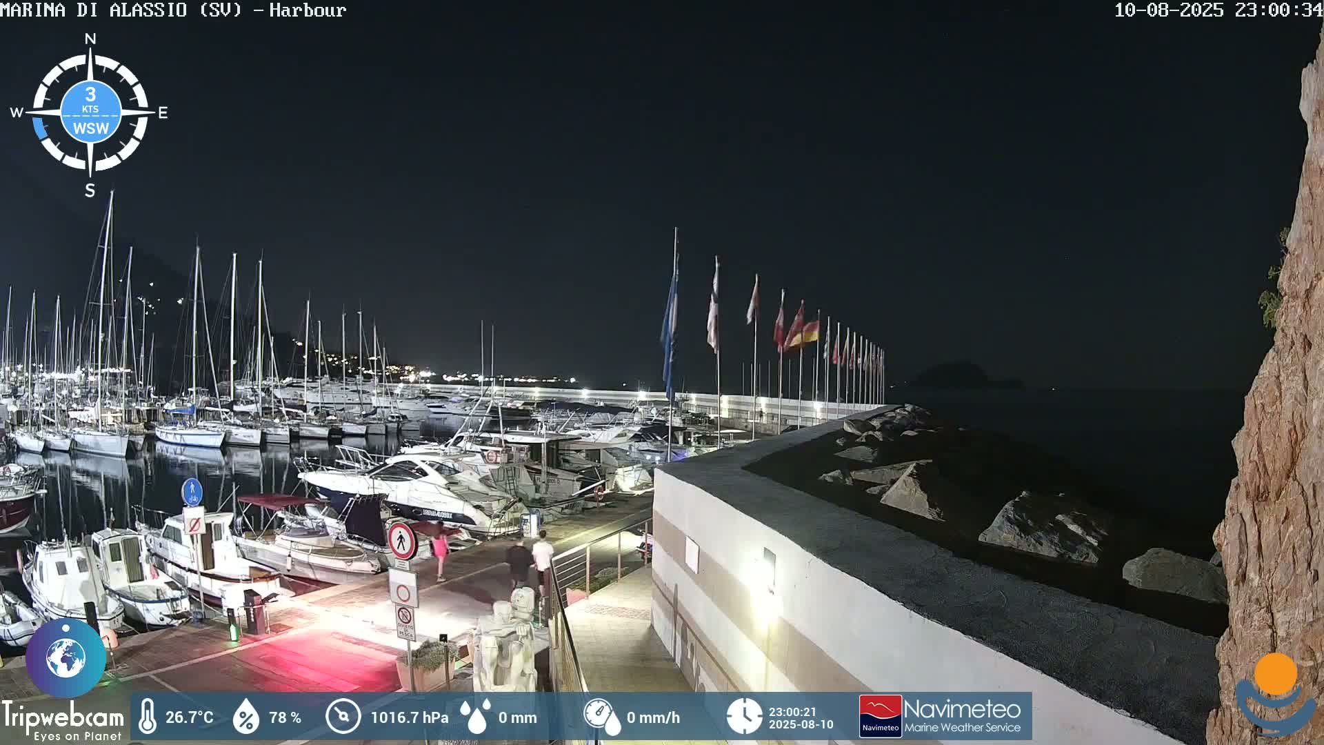 Alassio  Marina , Porto Luca Ferrari Live Cam - Alassio,  Liguria, Italy