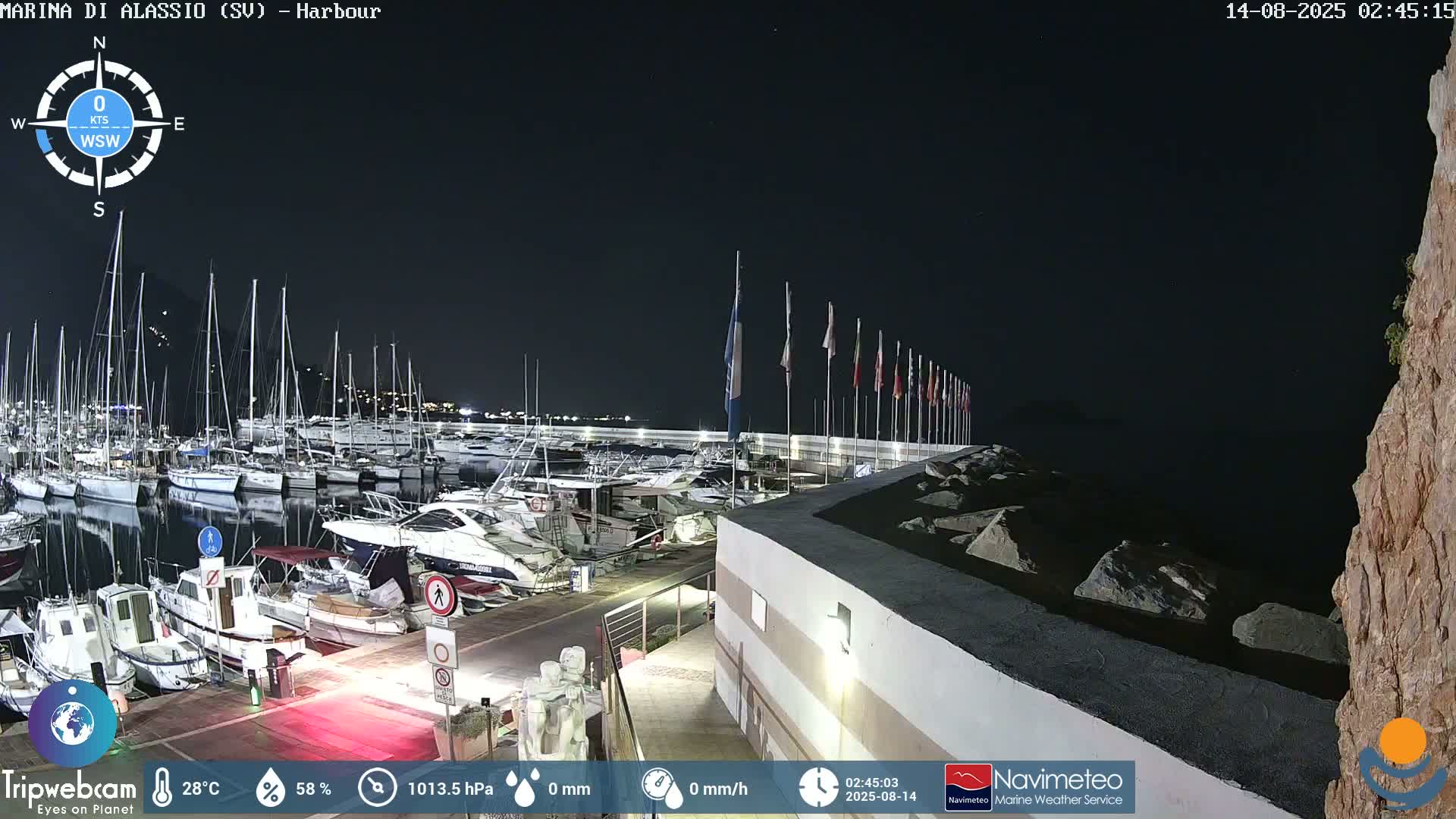 Alassio  Marina , Porto Luca Ferrari Live Cam - Alassio,  Liguria, Italy