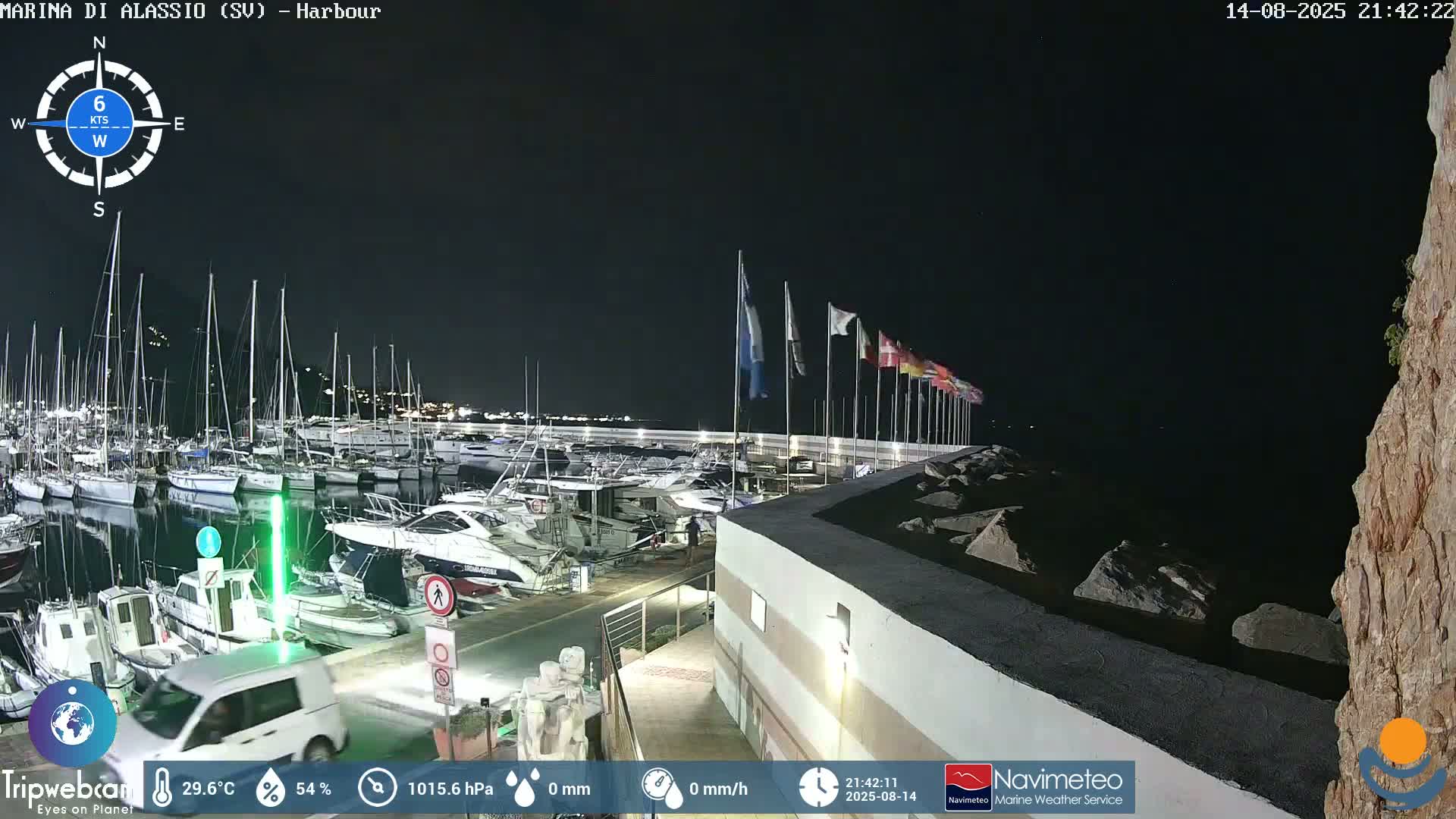 Alassio  Marina , Porto Luca Ferrari Live Cam - Alassio,  Liguria, Italy
