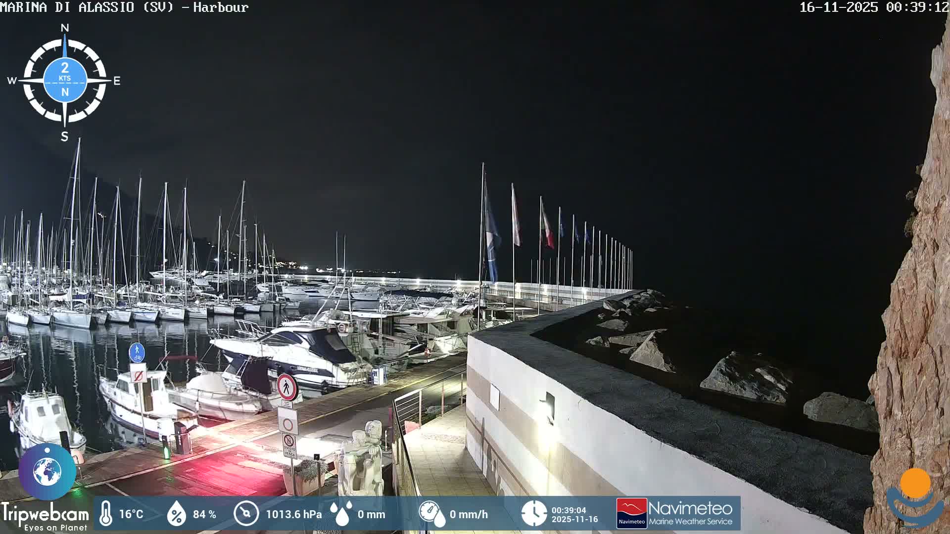 Alassio  Marina , Porto Luca Ferrari Live Cam - Alassio,  Liguria, Italy