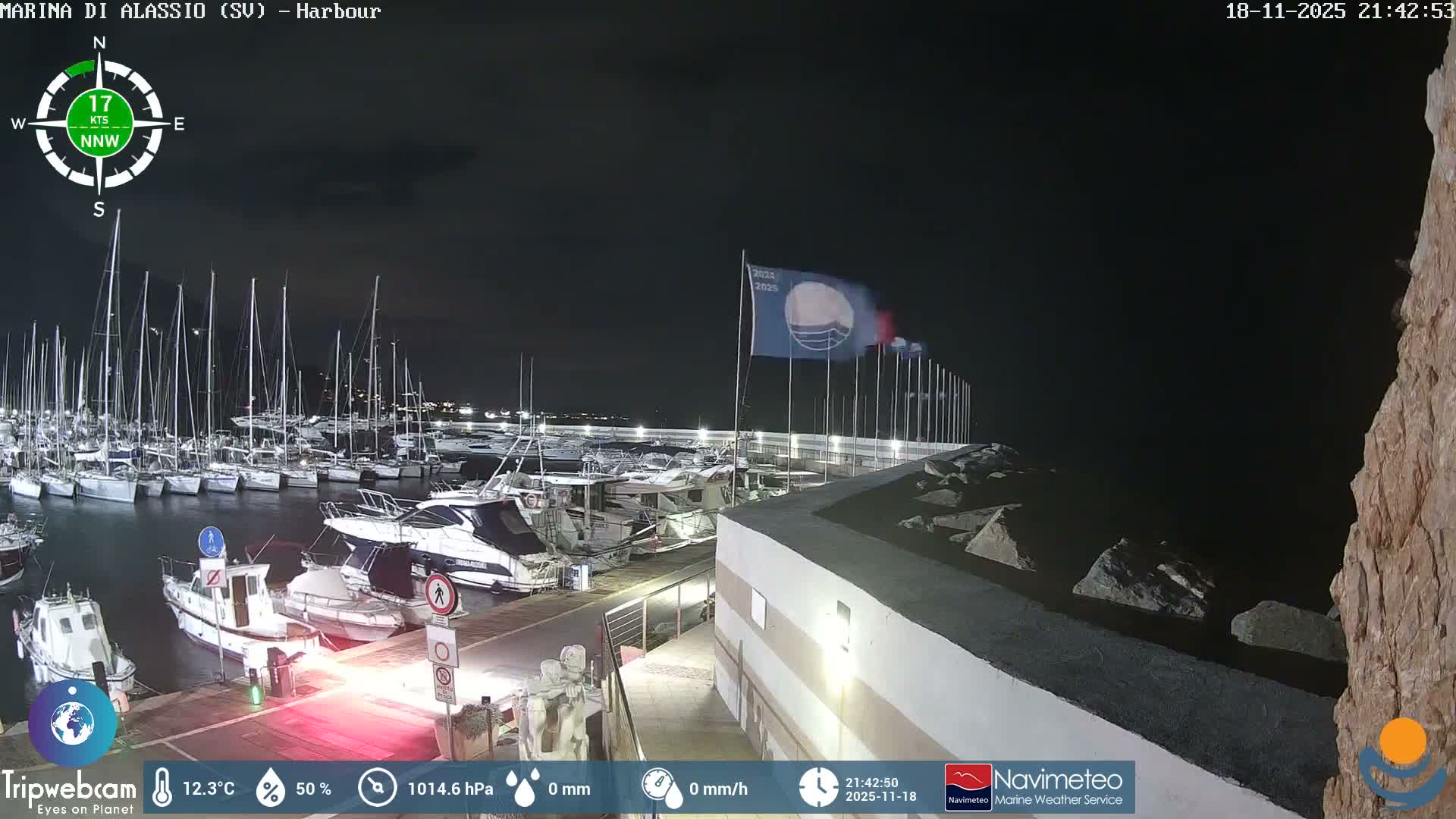 Alassio  Marina , Porto Luca Ferrari Live Cam - Alassio,  Liguria, Italy