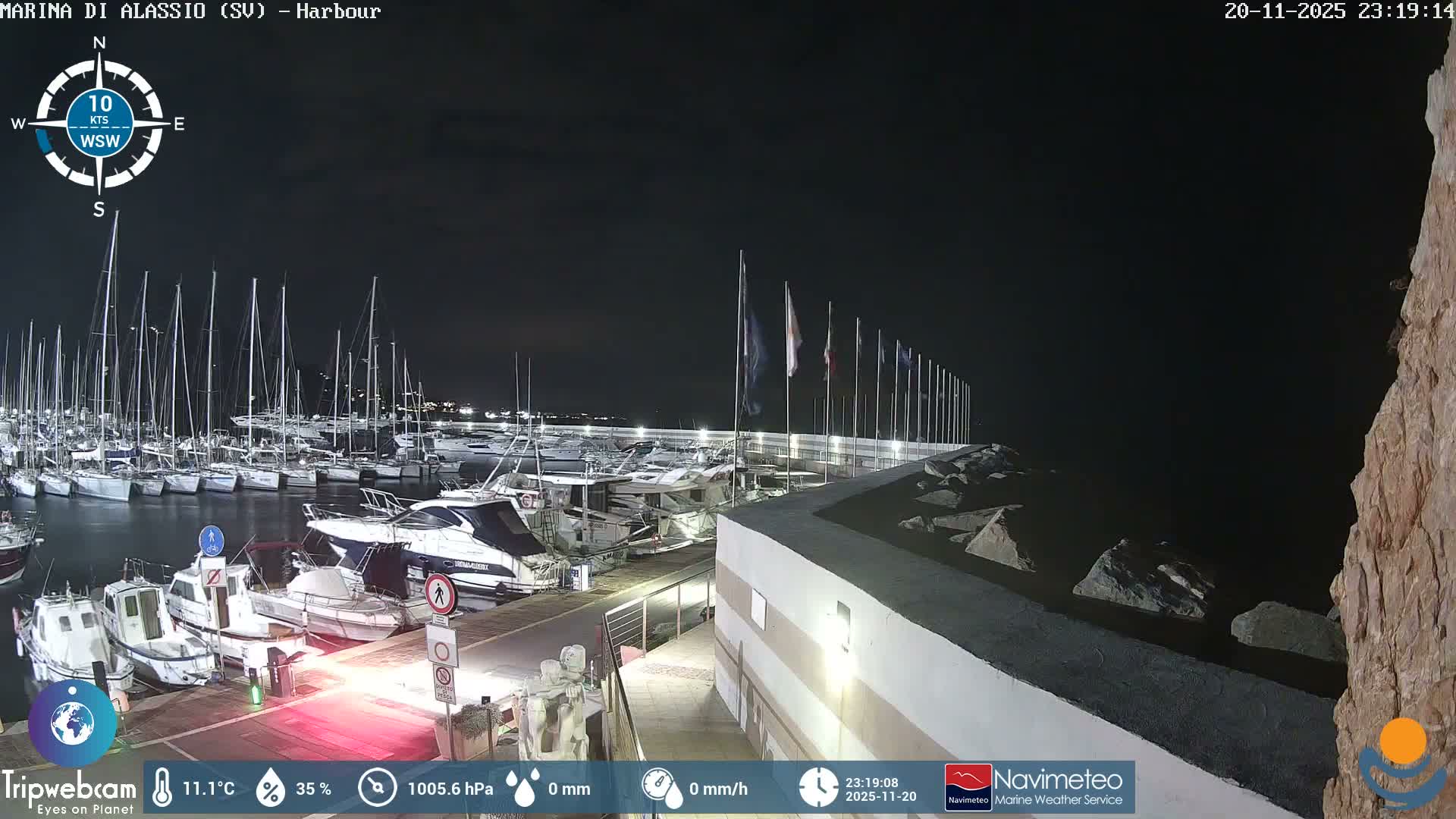 Alassio  Marina , Porto Luca Ferrari Live Cam - Alassio,  Liguria, Italy
