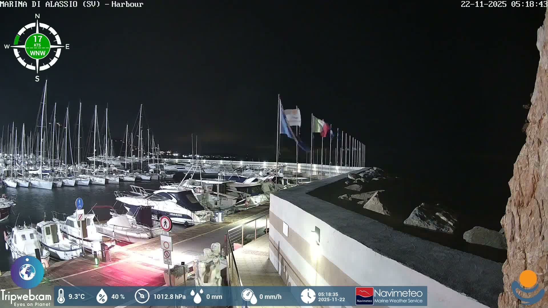 Alassio  Marina , Porto Luca Ferrari Live Cam - Alassio,  Liguria, Italy