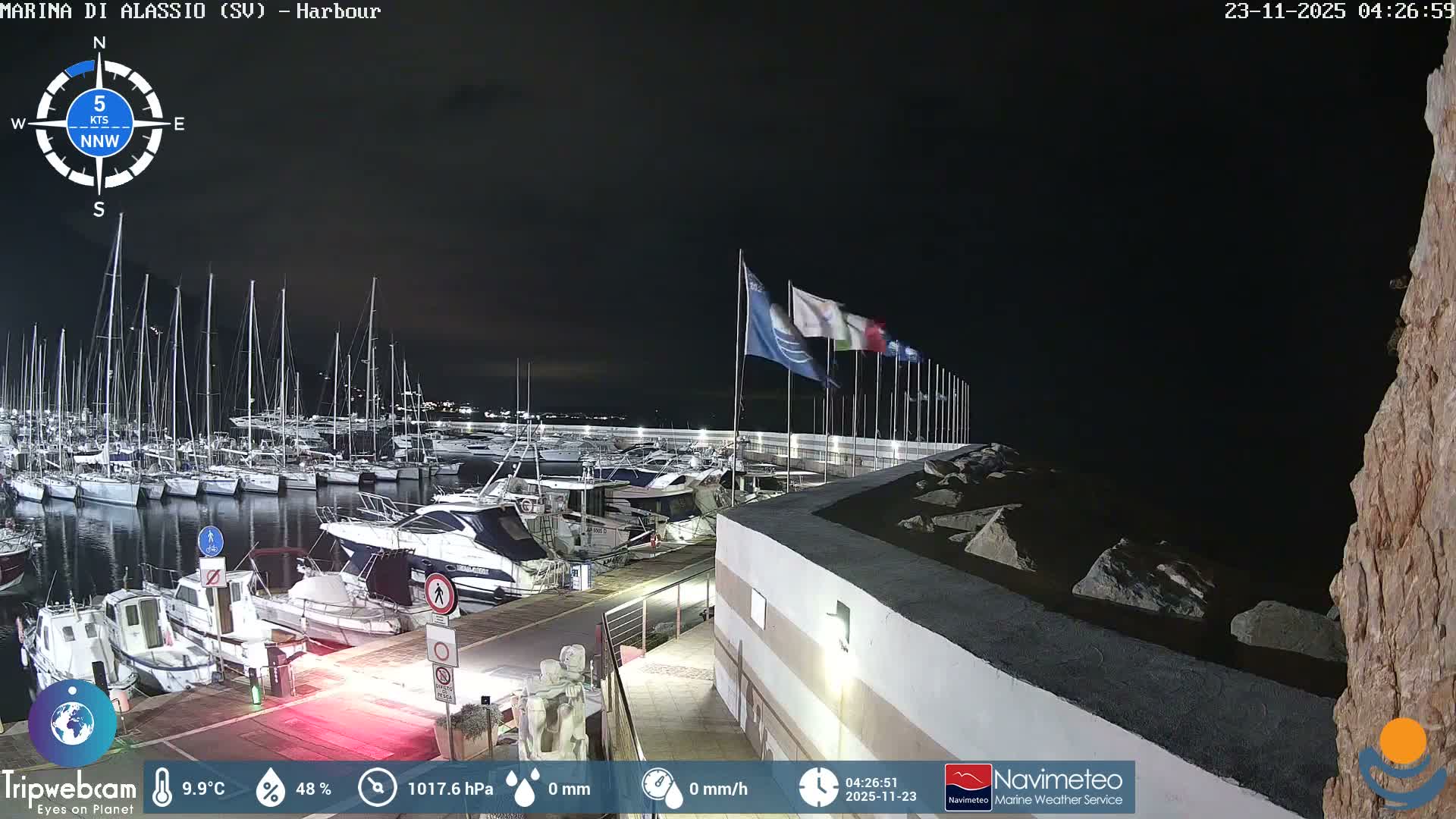Alassio  Marina , Porto Luca Ferrari Live Cam - Alassio,  Liguria, Italy