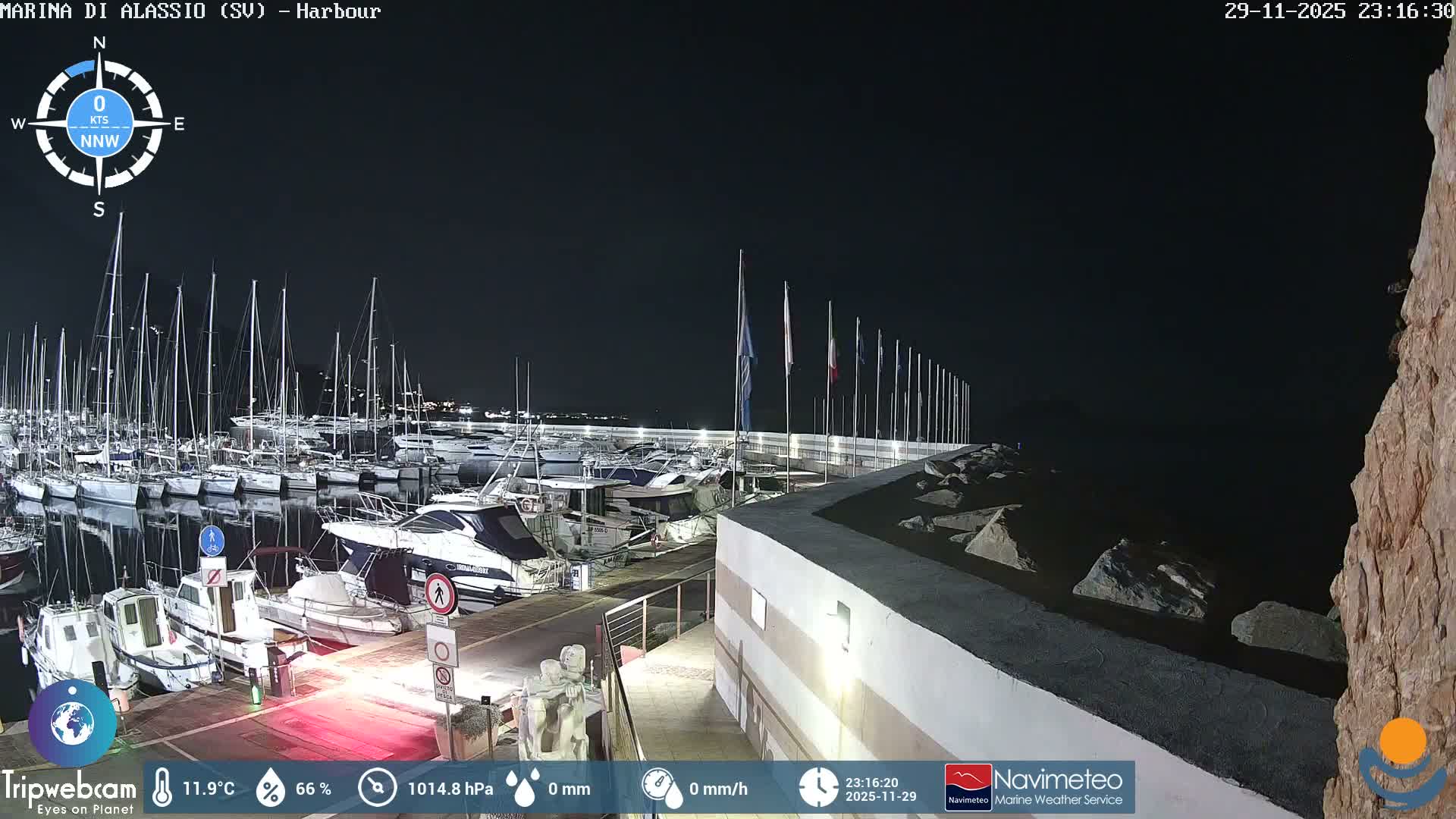 Alassio  Marina , Porto Luca Ferrari Live Cam - Alassio,  Liguria, Italy