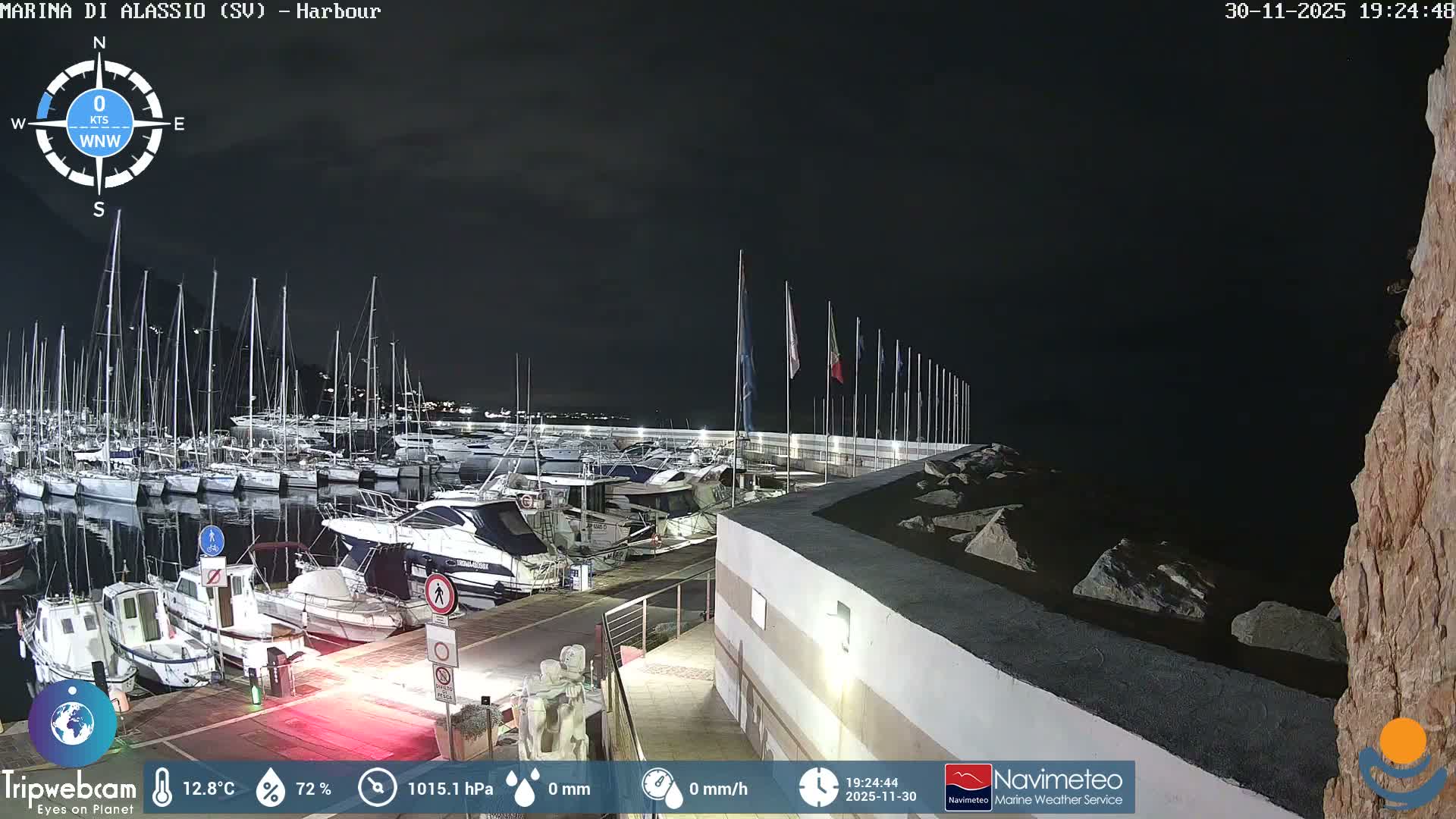 Alassio  Marina , Porto Luca Ferrari Live Cam - Alassio,  Liguria, Italy