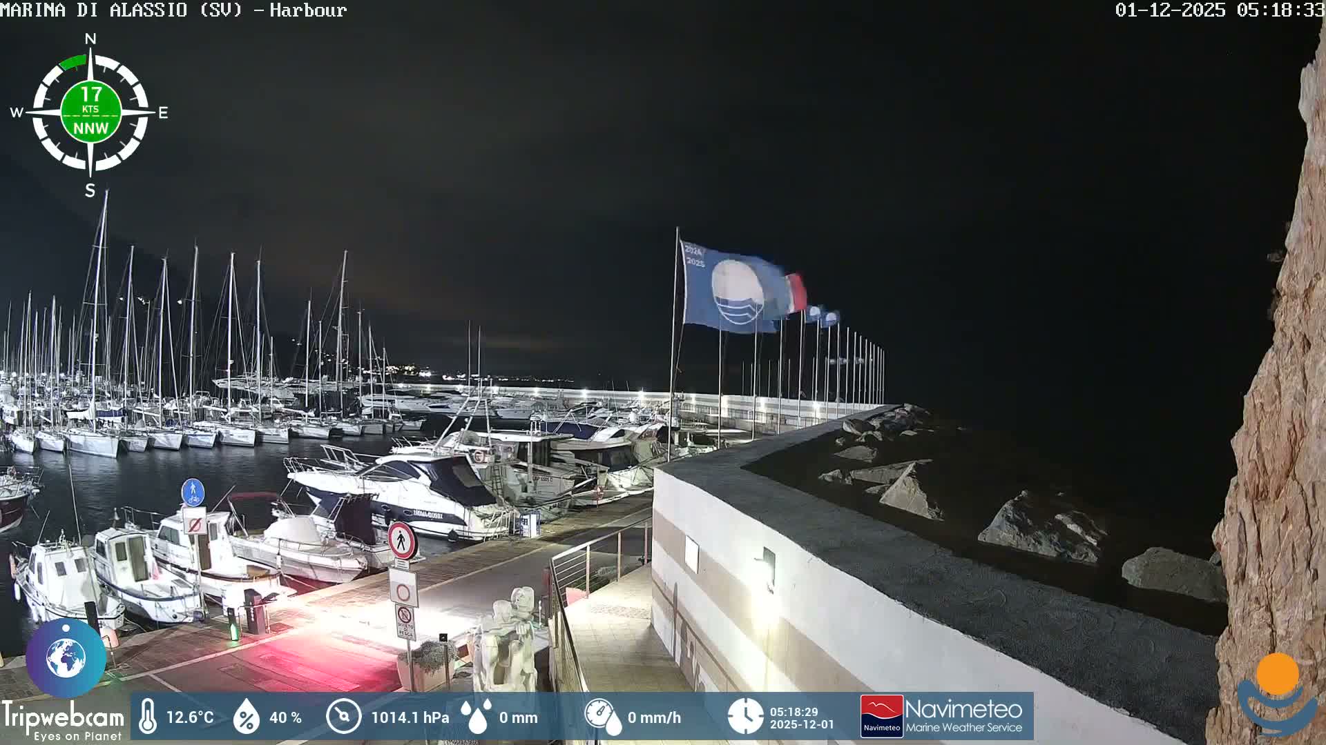 Alassio  Marina , Porto Luca Ferrari Live Cam - Alassio,  Liguria, Italy