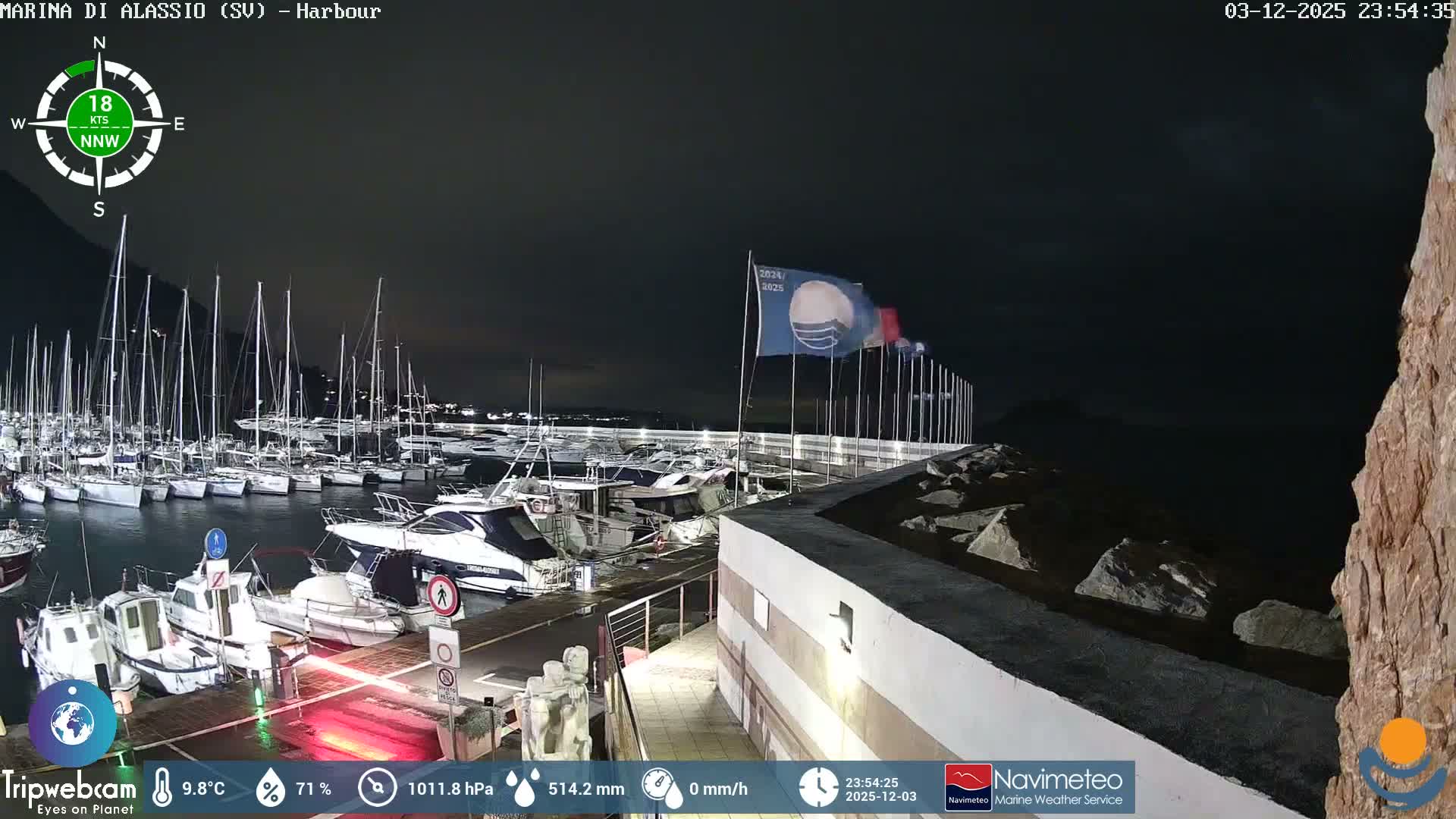 Alassio  Marina , Porto Luca Ferrari Live Cam - Alassio,  Liguria, Italy
