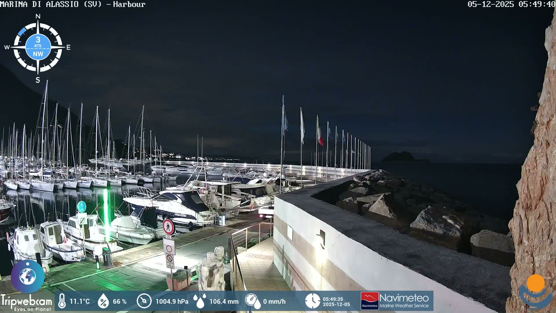 Alassio  Marina , Porto Luca Ferrari Live Cam - Alassio,  Liguria, Italy