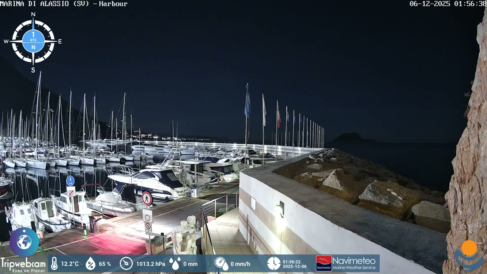 Alassio  Marina , Porto Luca Ferrari Live Cam - Alassio,  Liguria, Italy