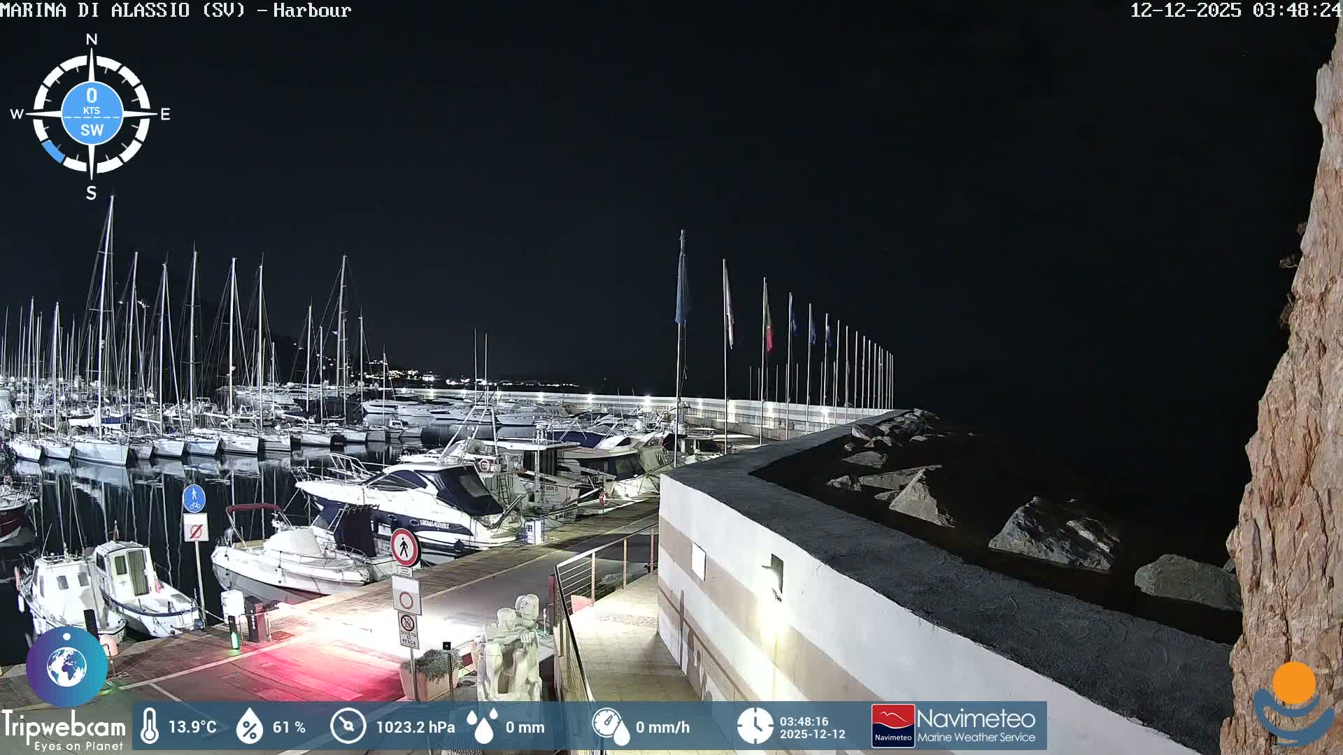 Alassio  Marina , Porto Luca Ferrari Live Cam - Alassio,  Liguria, Italy