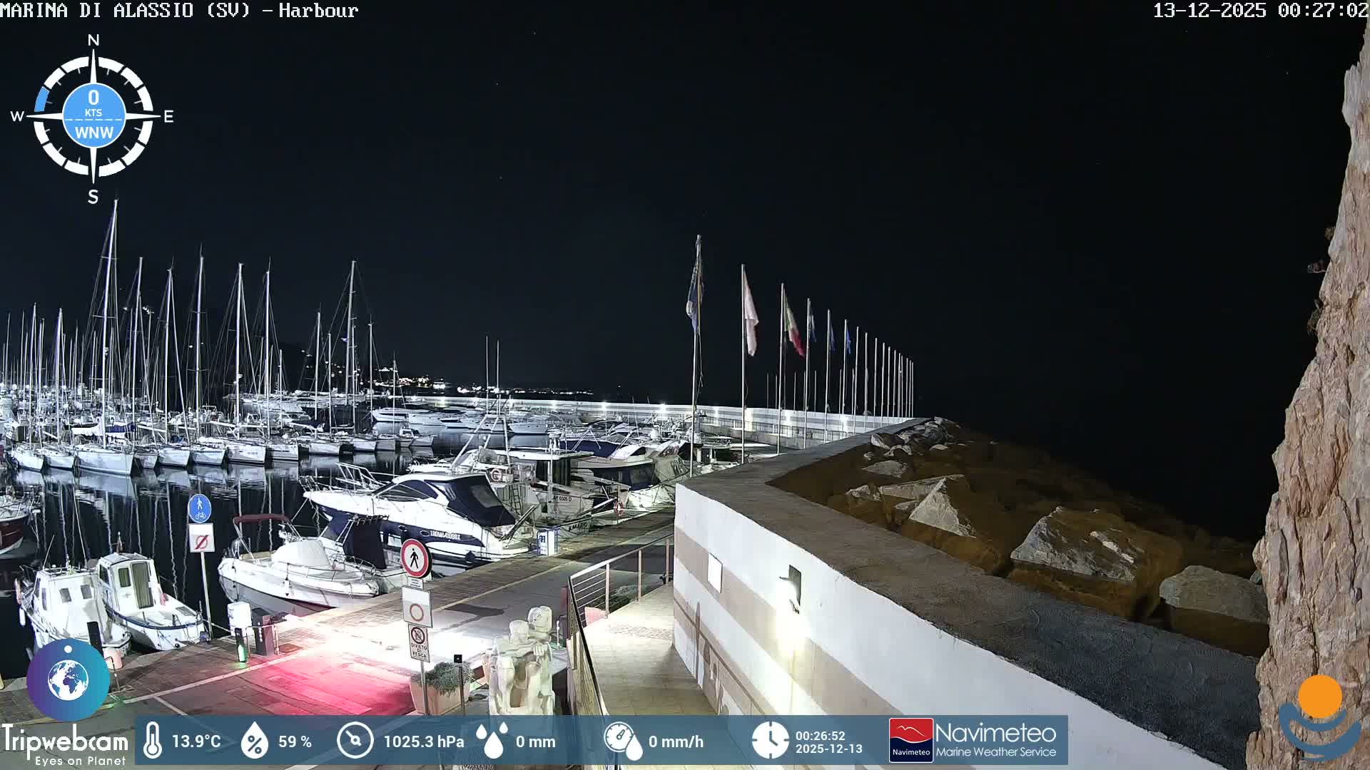 Alassio  Marina , Porto Luca Ferrari Live Cam - Alassio,  Liguria, Italy