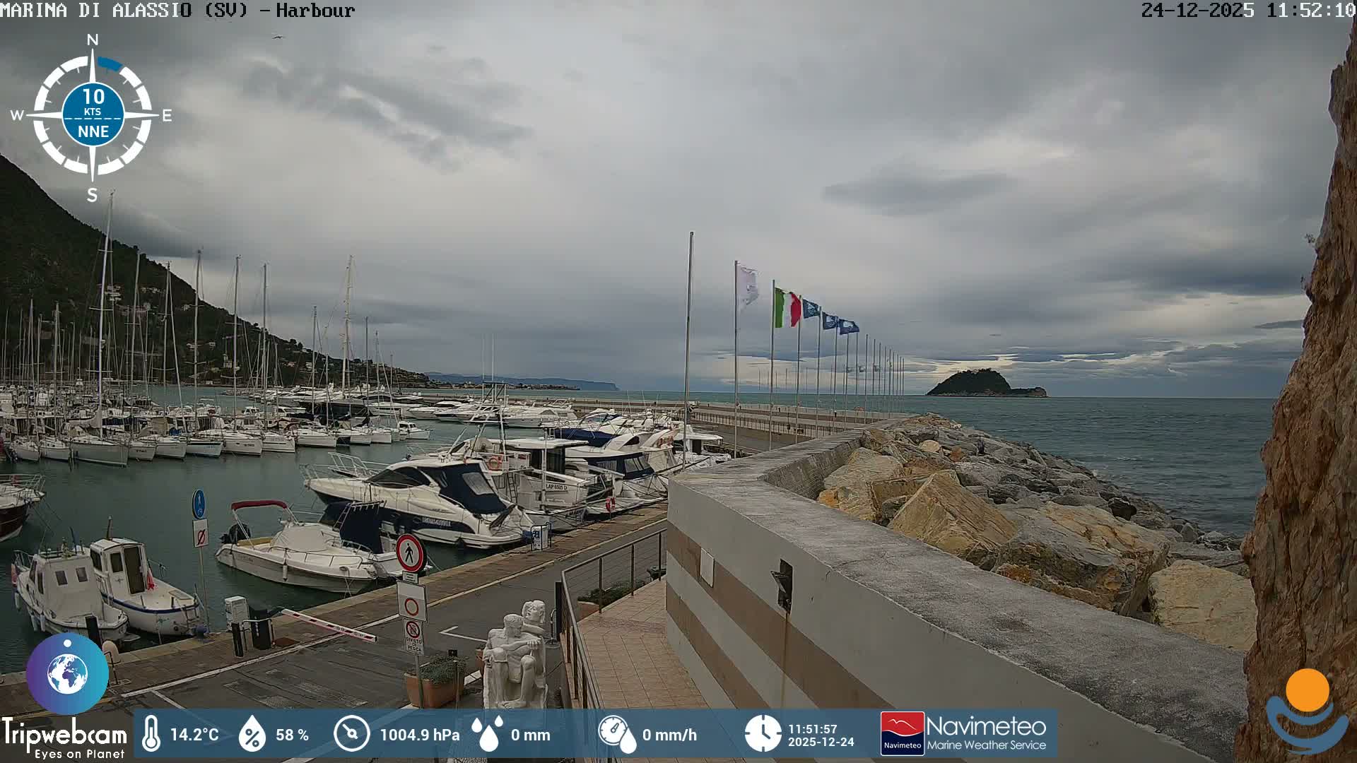 Alassio  Marina , Porto Luca Ferrari Live Cam - Alassio,  Liguria, Italy