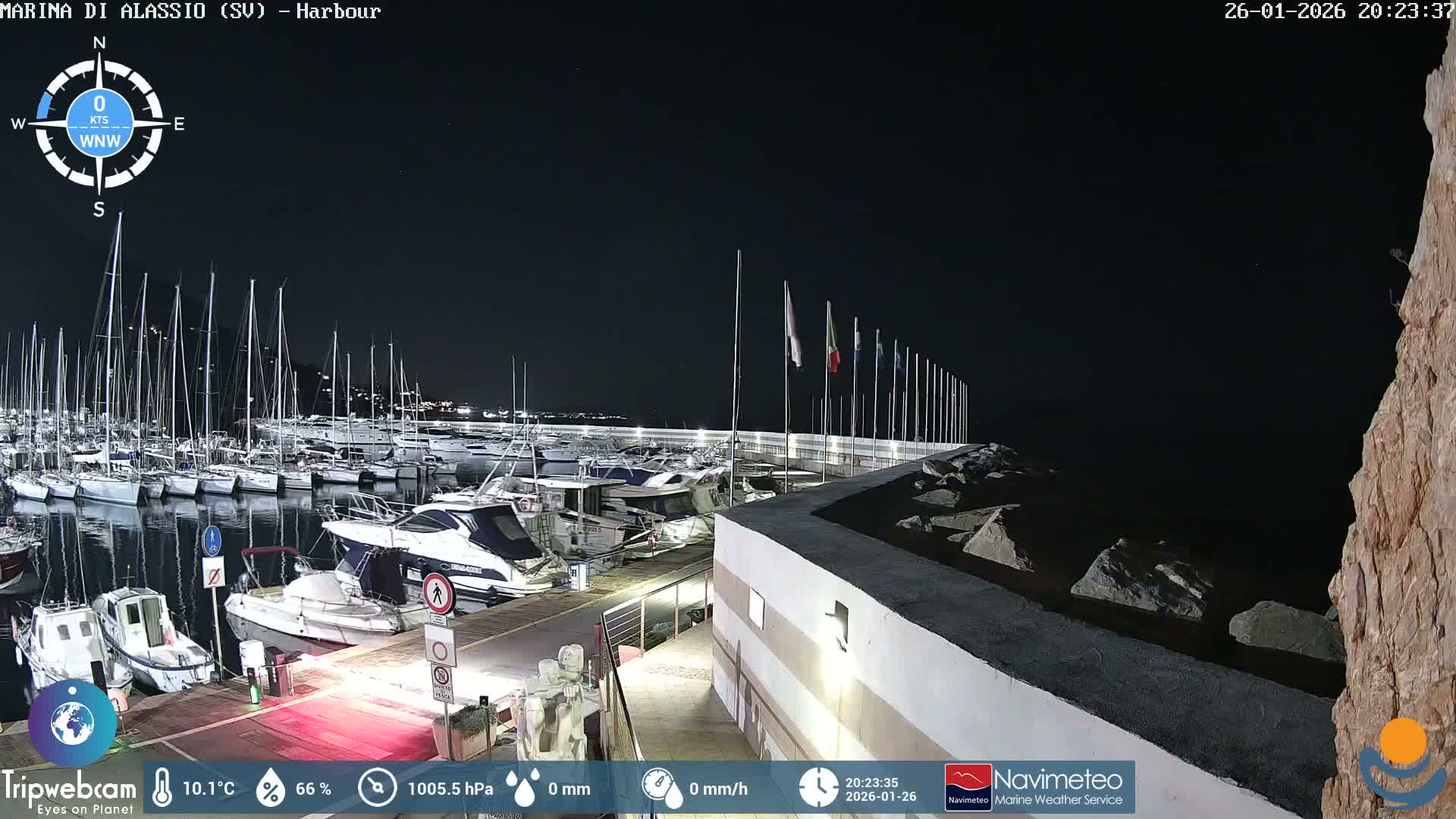 Alassio  Marina , Porto Luca Ferrari Live Cam - Alassio,  Liguria, Italy