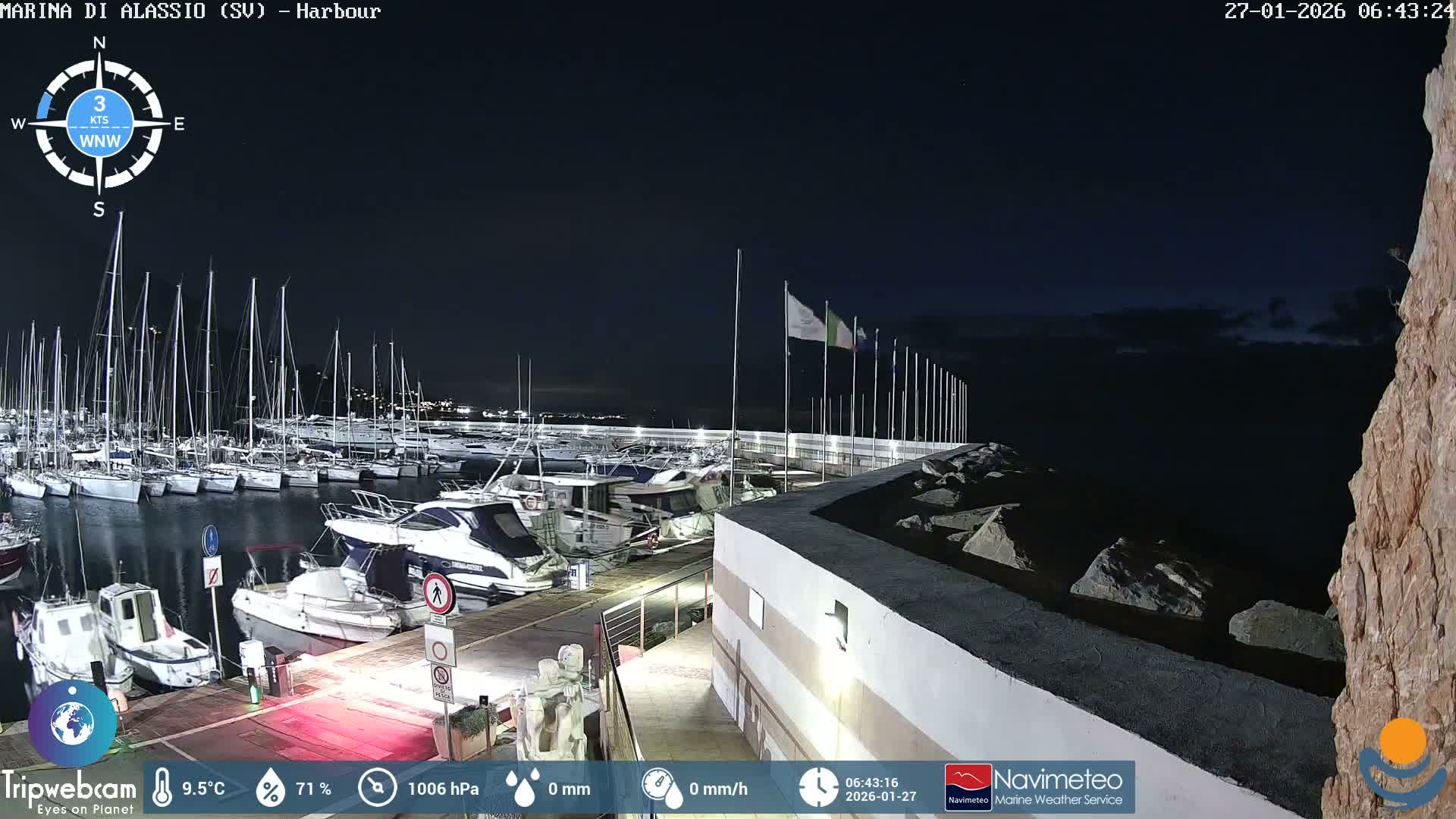 Alassio  Marina , Porto Luca Ferrari Live Cam - Alassio,  Liguria, Italy