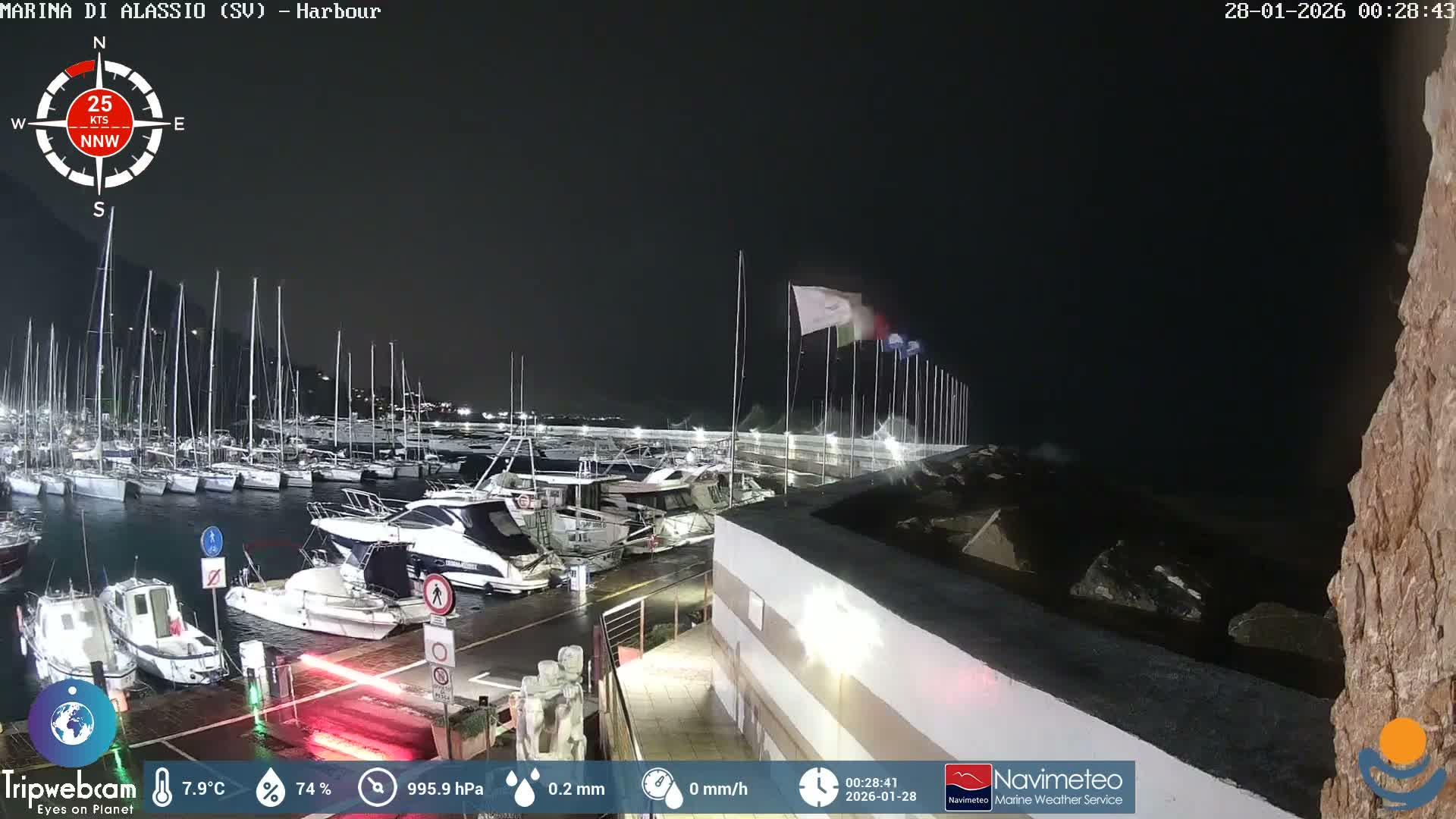 Alassio  Marina , Porto Luca Ferrari Live Cam - Alassio,  Liguria, Italy