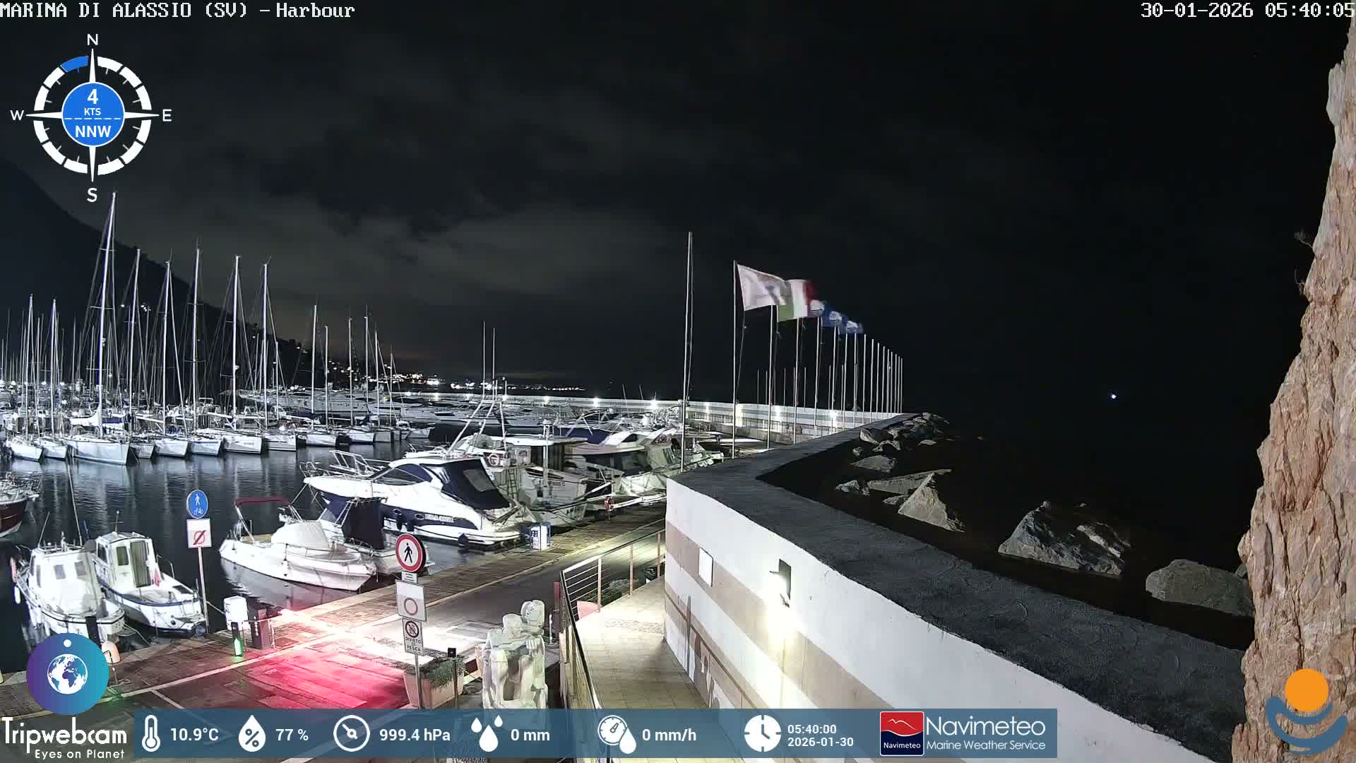 Alassio  Marina , Porto Luca Ferrari Live Cam - Alassio,  Liguria, Italy