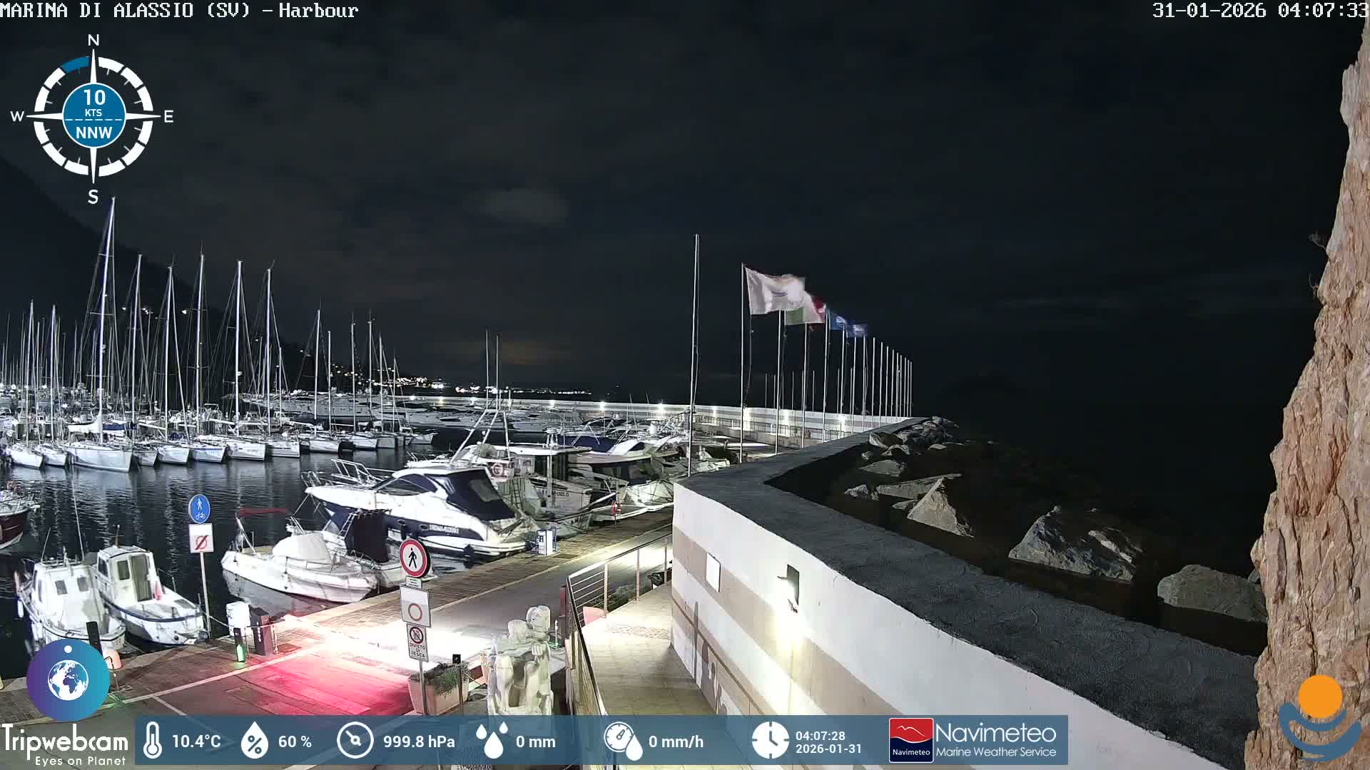 Alassio  Marina , Porto Luca Ferrari Live Cam - Alassio,  Liguria, Italy