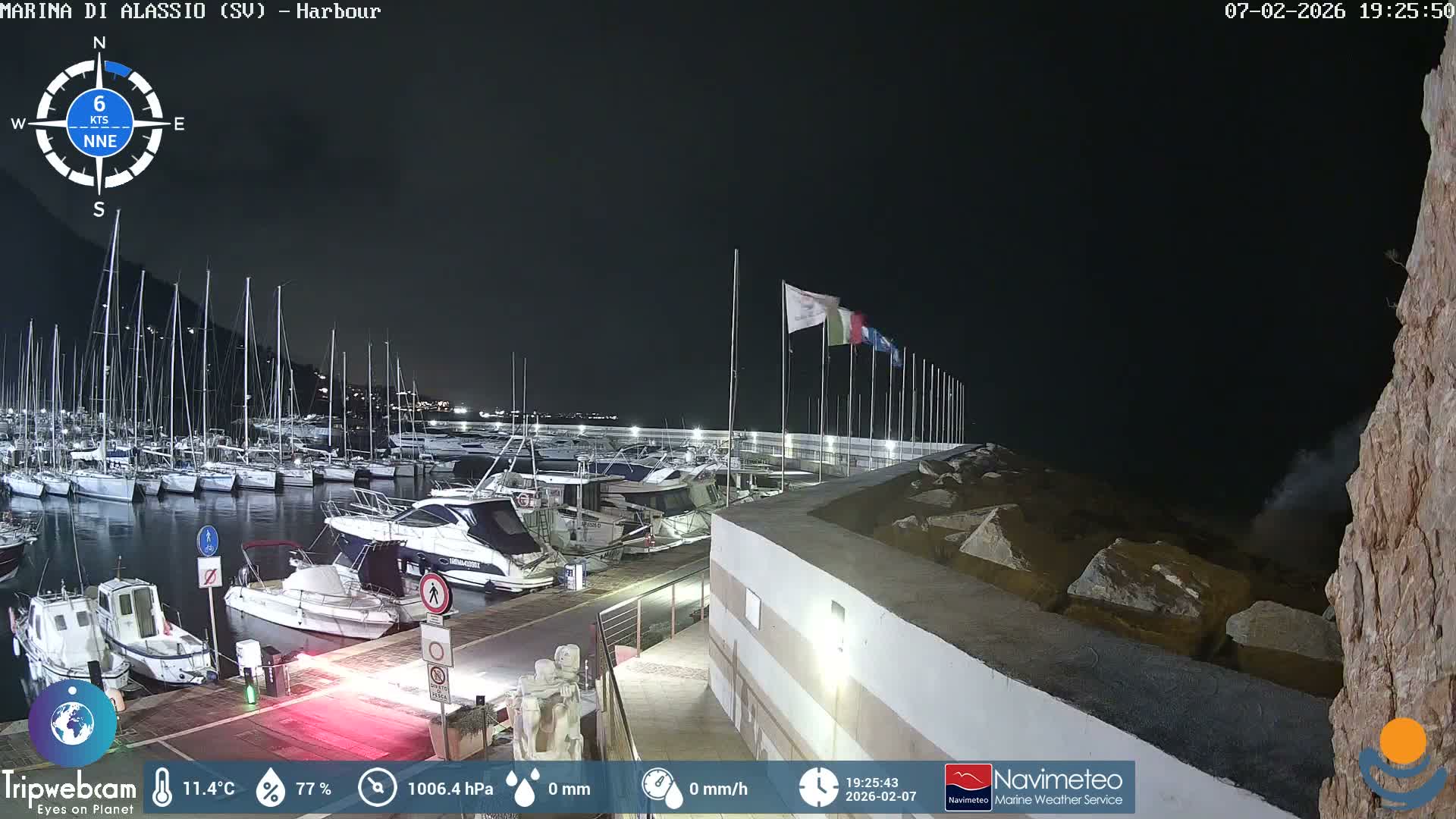 Alassio  Marina , Porto Luca Ferrari Live Cam - Alassio,  Liguria, Italy