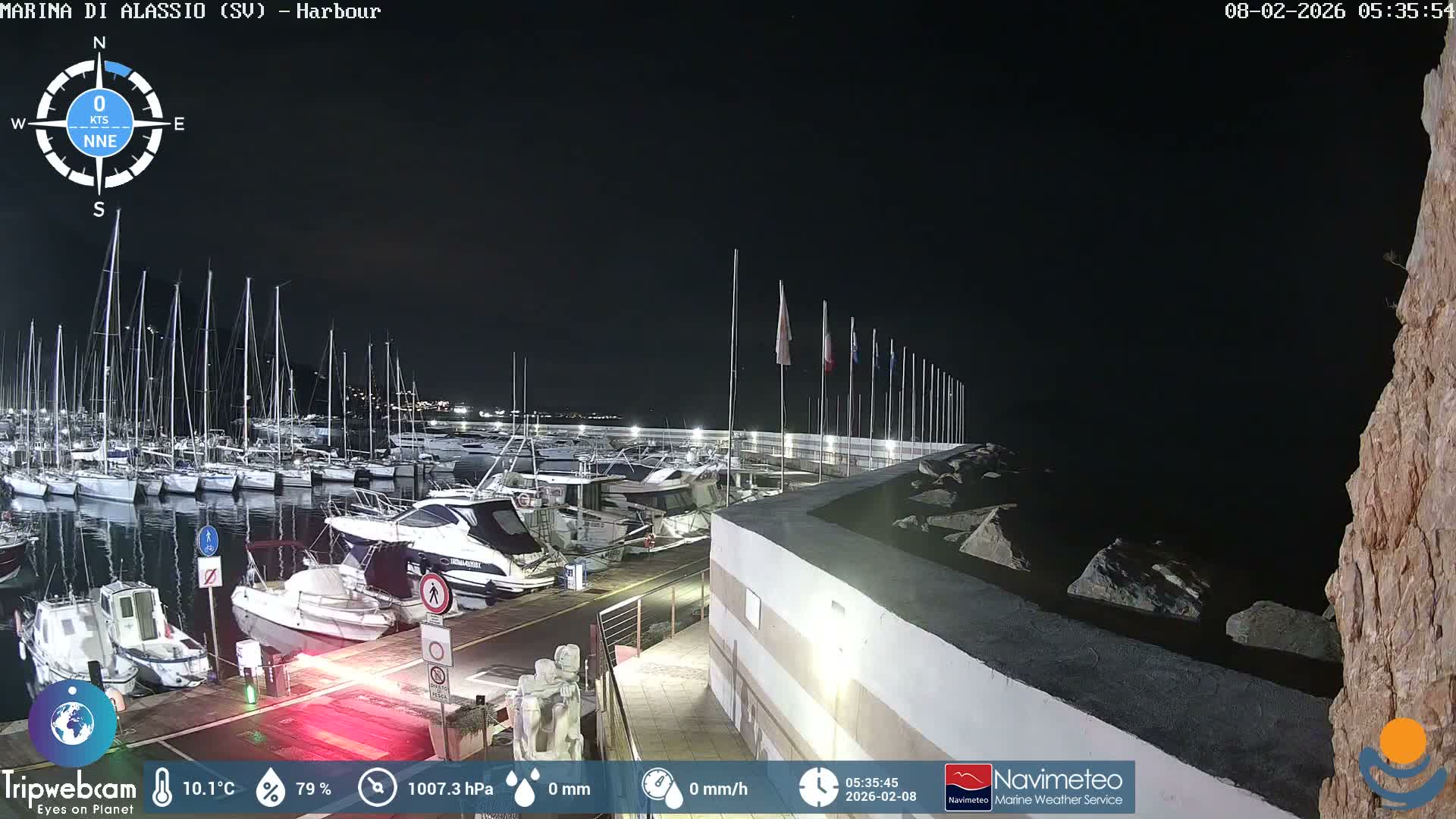 Alassio  Marina , Porto Luca Ferrari Live Cam - Alassio,  Liguria, Italy