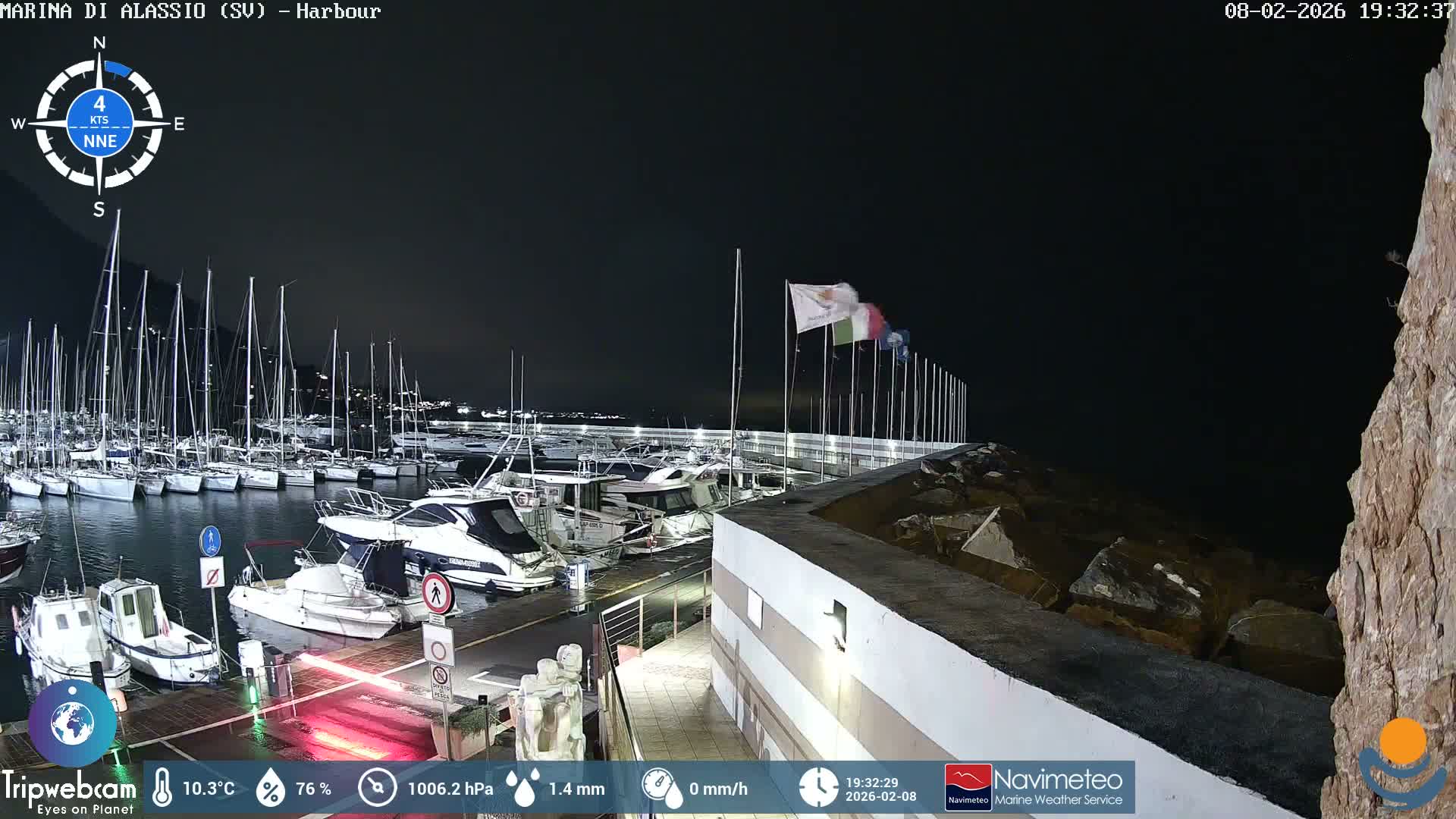 Alassio  Marina , Porto Luca Ferrari Live Cam - Alassio,  Liguria, Italy