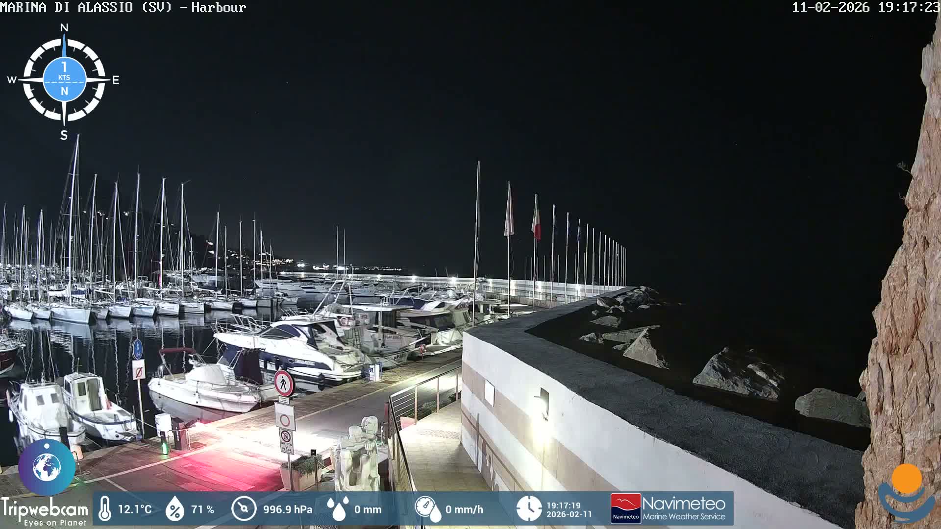 Alassio  Marina , Porto Luca Ferrari Live Cam - Alassio,  Liguria, Italy