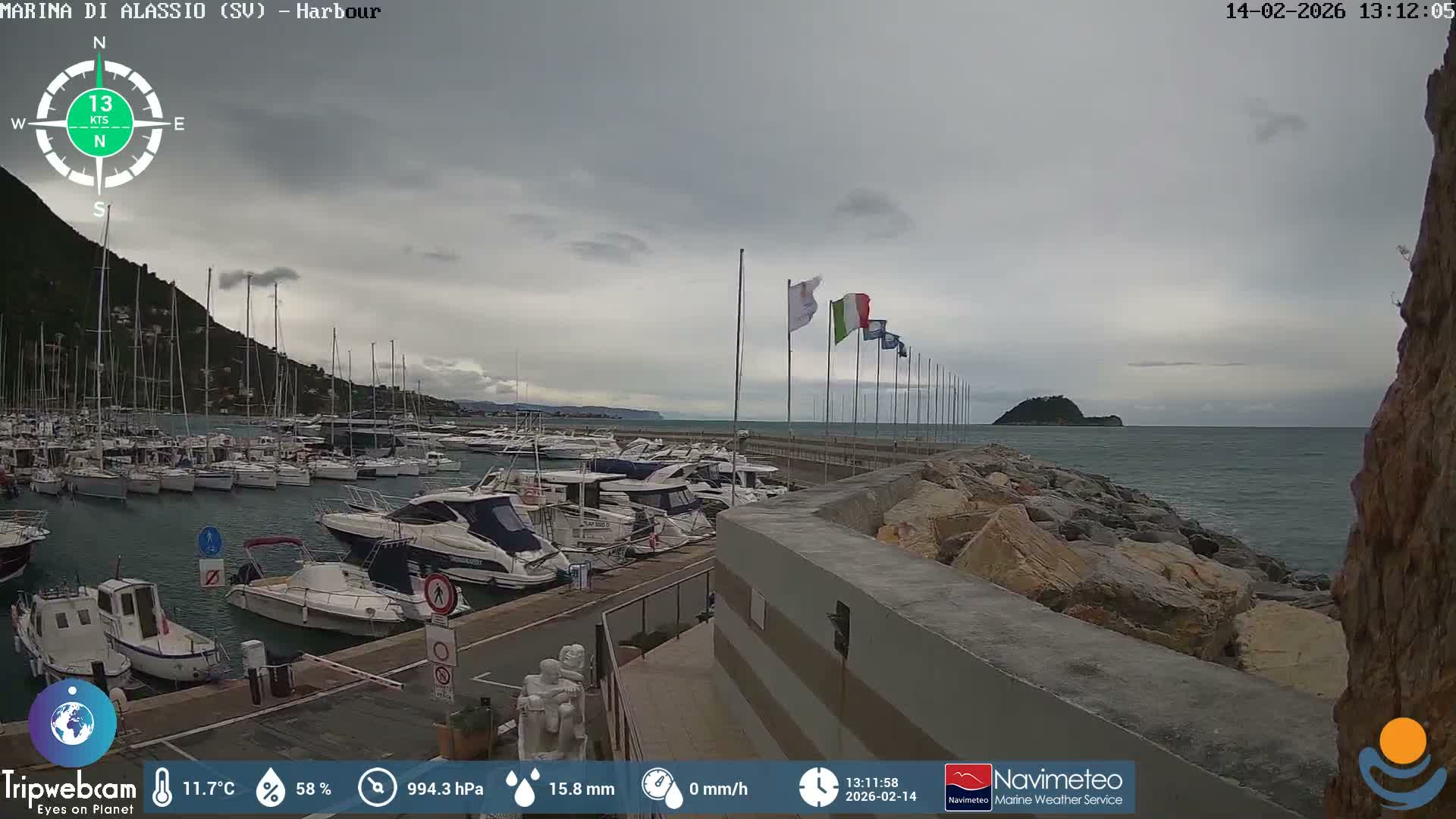 Alassio  Marina , Porto Luca Ferrari Live Cam - Alassio,  Liguria, Italy