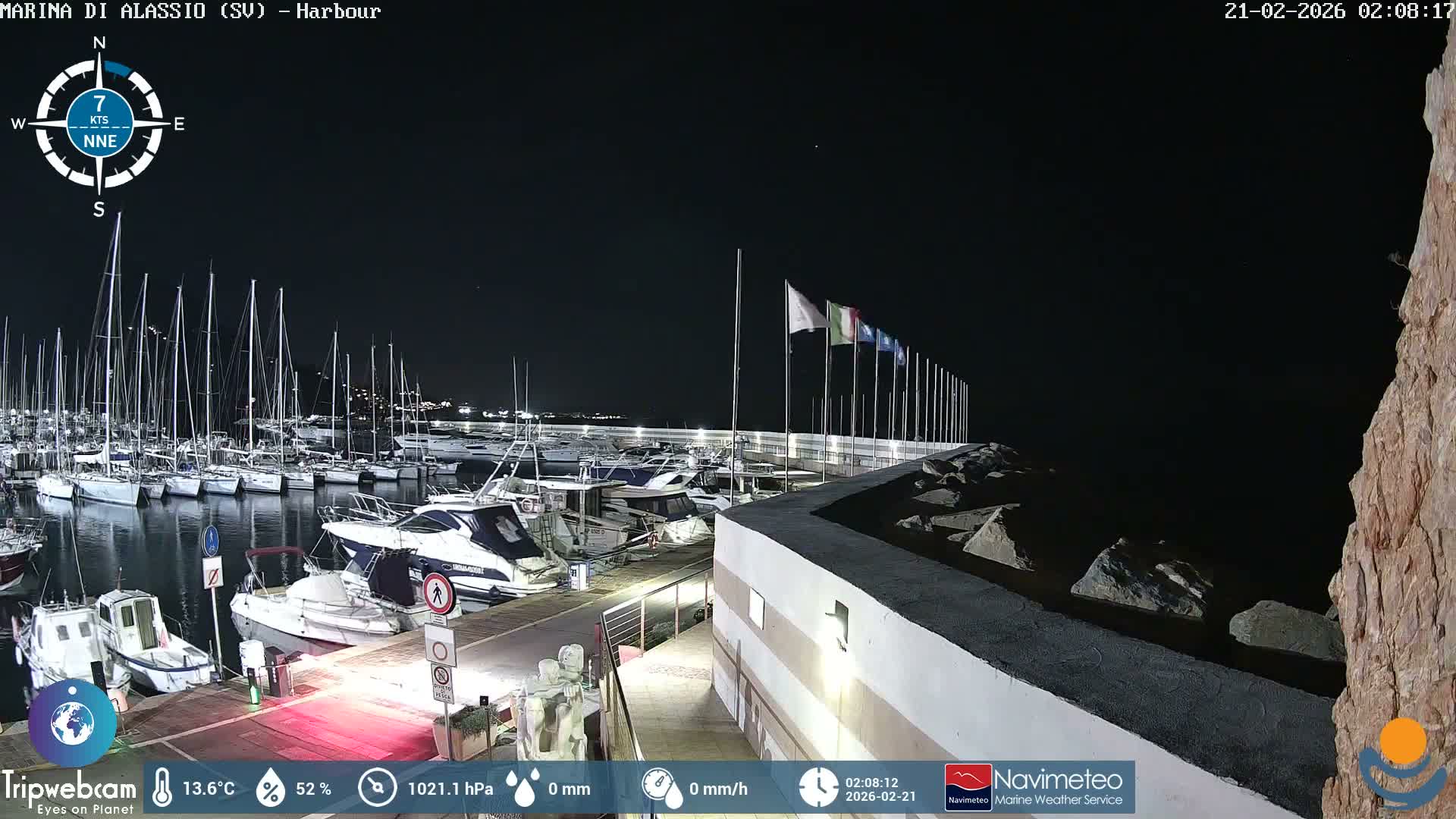 Alassio  Marina , Porto Luca Ferrari Live Cam - Alassio,  Liguria, Italy
