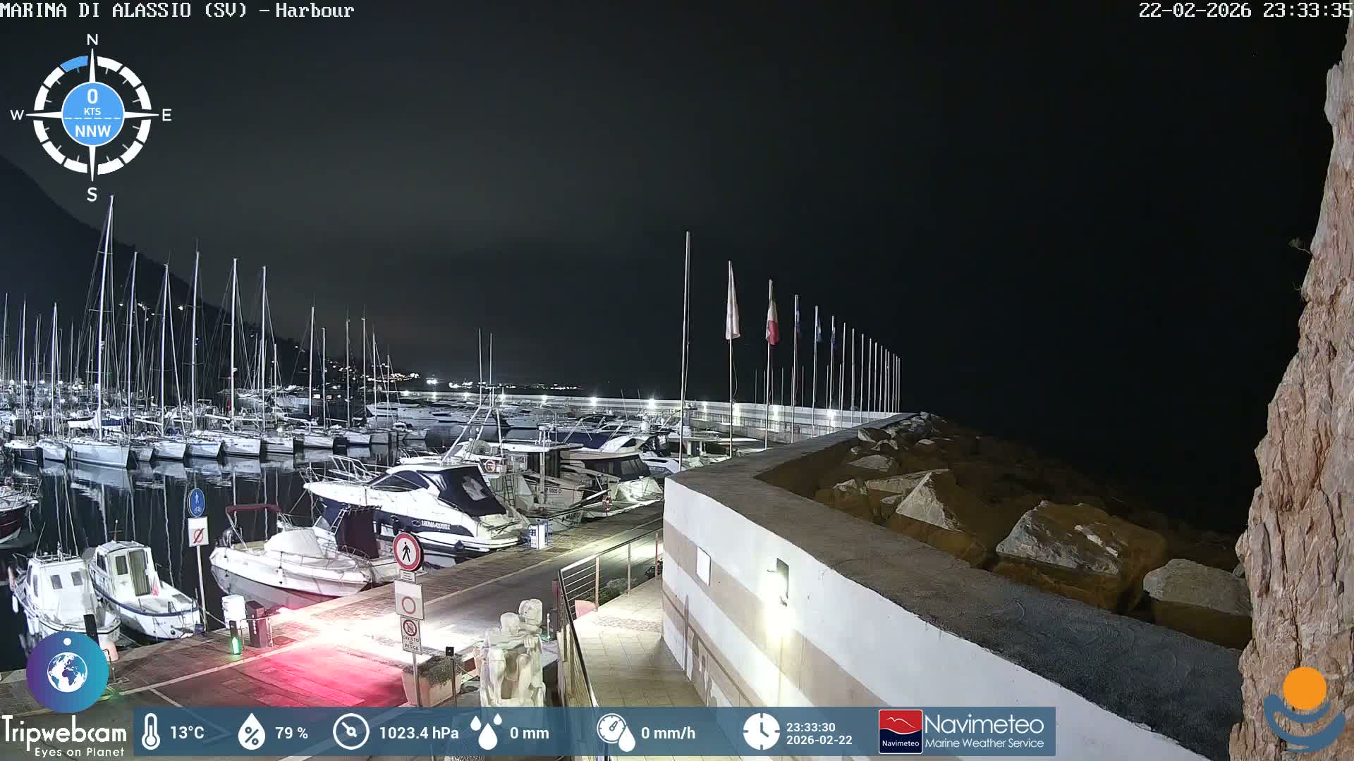 Alassio  Marina , Porto Luca Ferrari Live Cam - Alassio,  Liguria, Italy
