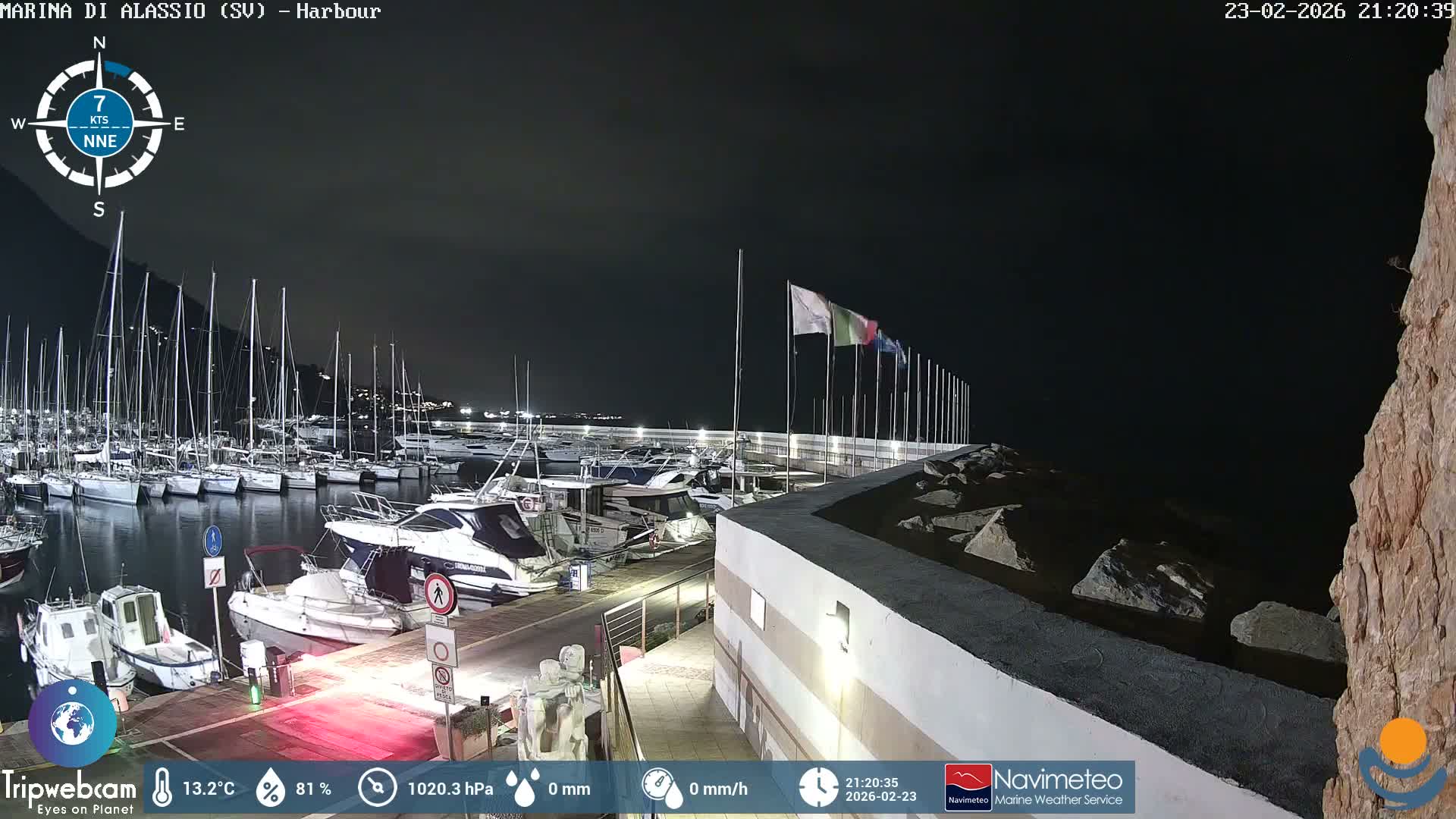 Alassio  Marina , Porto Luca Ferrari Live Cam - Alassio,  Liguria, Italy