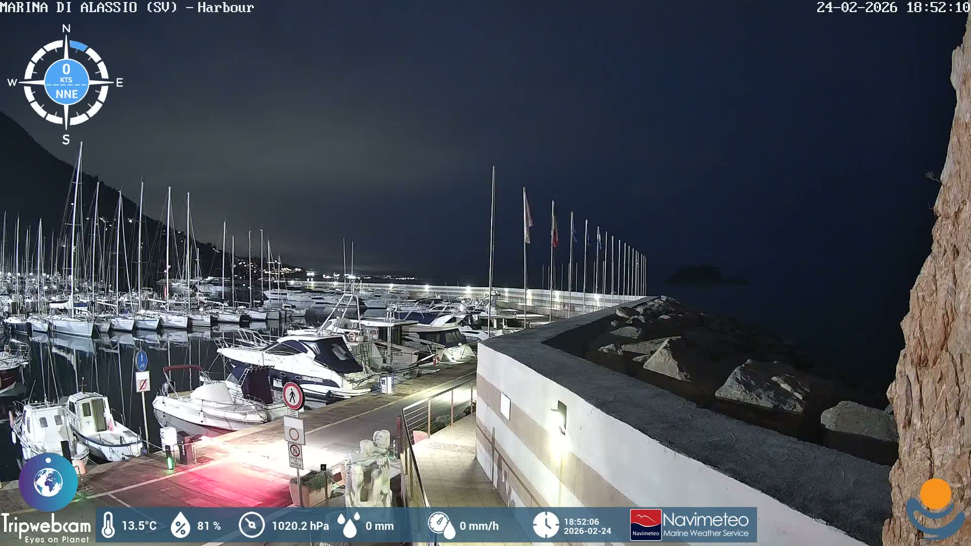 Alassio  Marina , Porto Luca Ferrari Live Cam - Alassio,  Liguria, Italy