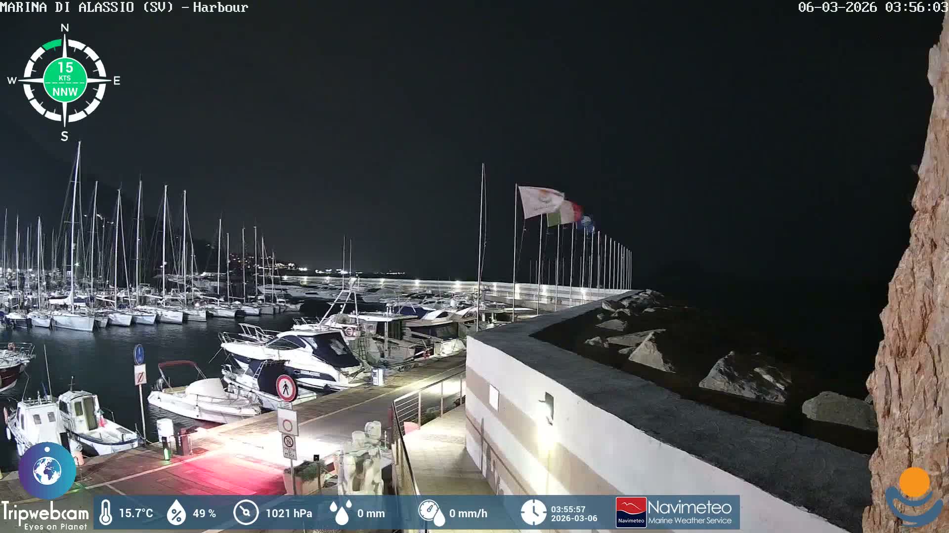 Alassio  Marina , Porto Luca Ferrari Live Cam - Alassio,  Liguria, Italy