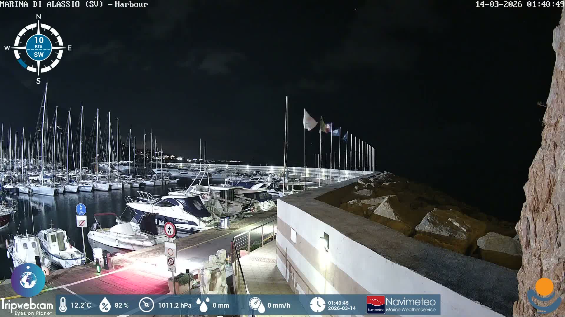 Alassio  Marina , Porto Luca Ferrari Live Cam - Alassio,  Liguria, Italy