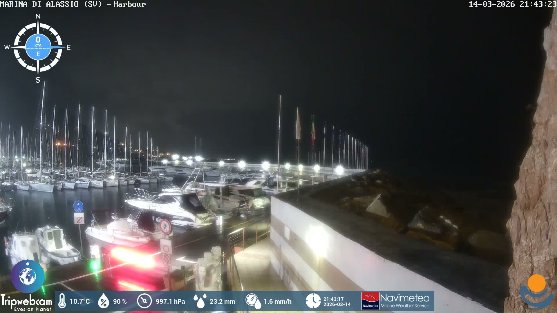 Alassio  Marina , Porto Luca Ferrari Live Cam - Alassio,  Liguria, Italy