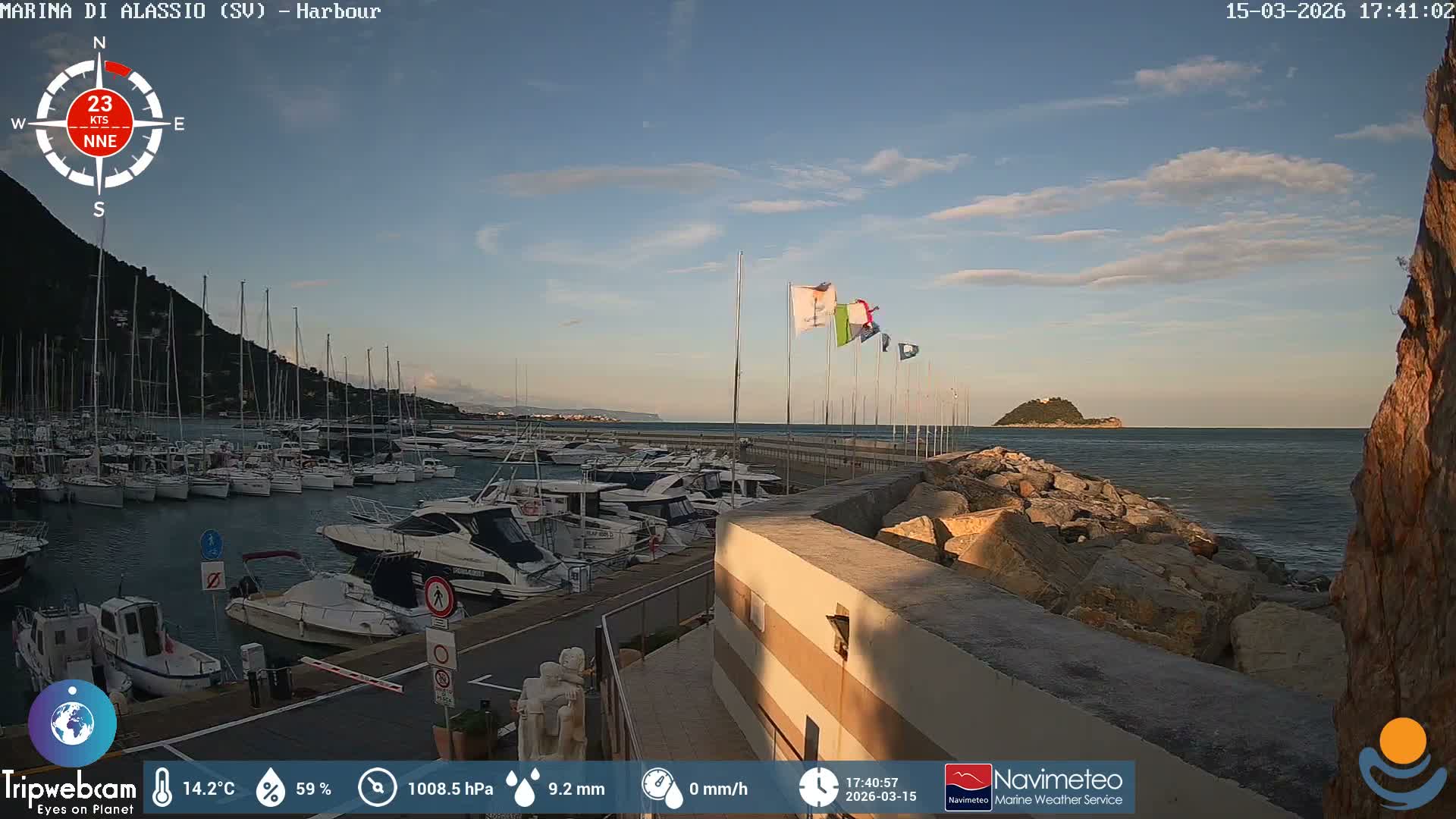 Alassio  Marina , Porto Luca Ferrari Live Cam - Alassio,  Liguria, Italy