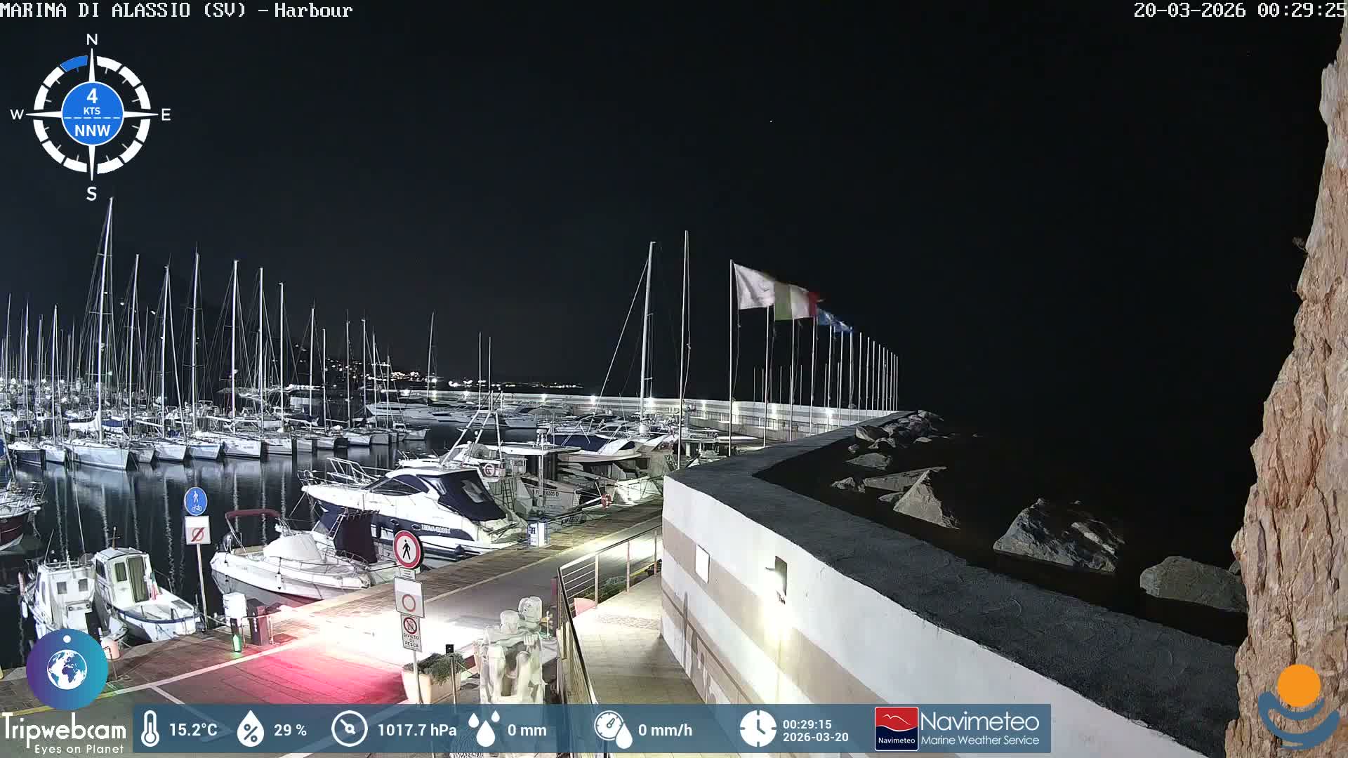 Alassio  Marina , Porto Luca Ferrari Live Cam - Alassio,  Liguria, Italy