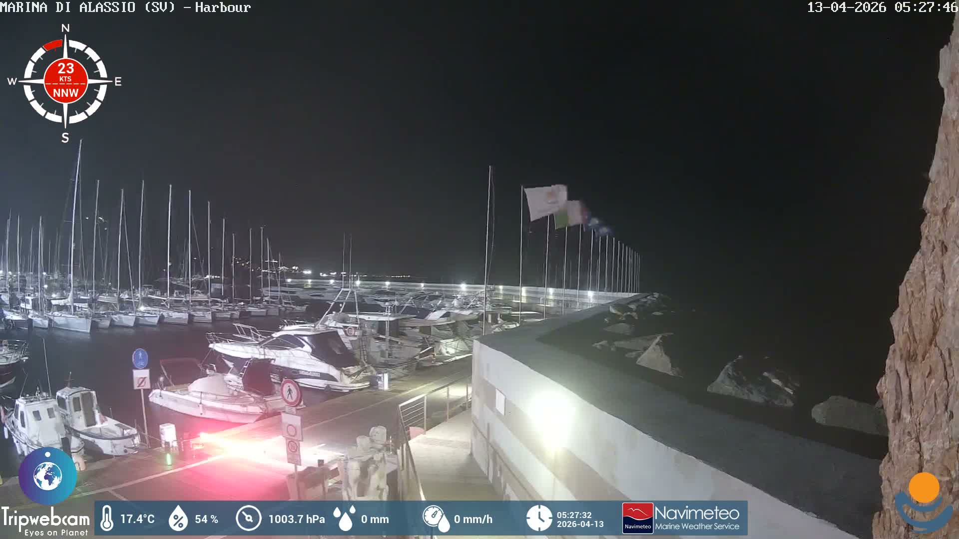 Alassio  Marina , Porto Luca Ferrari Live Cam - Alassio,  Liguria, Italy