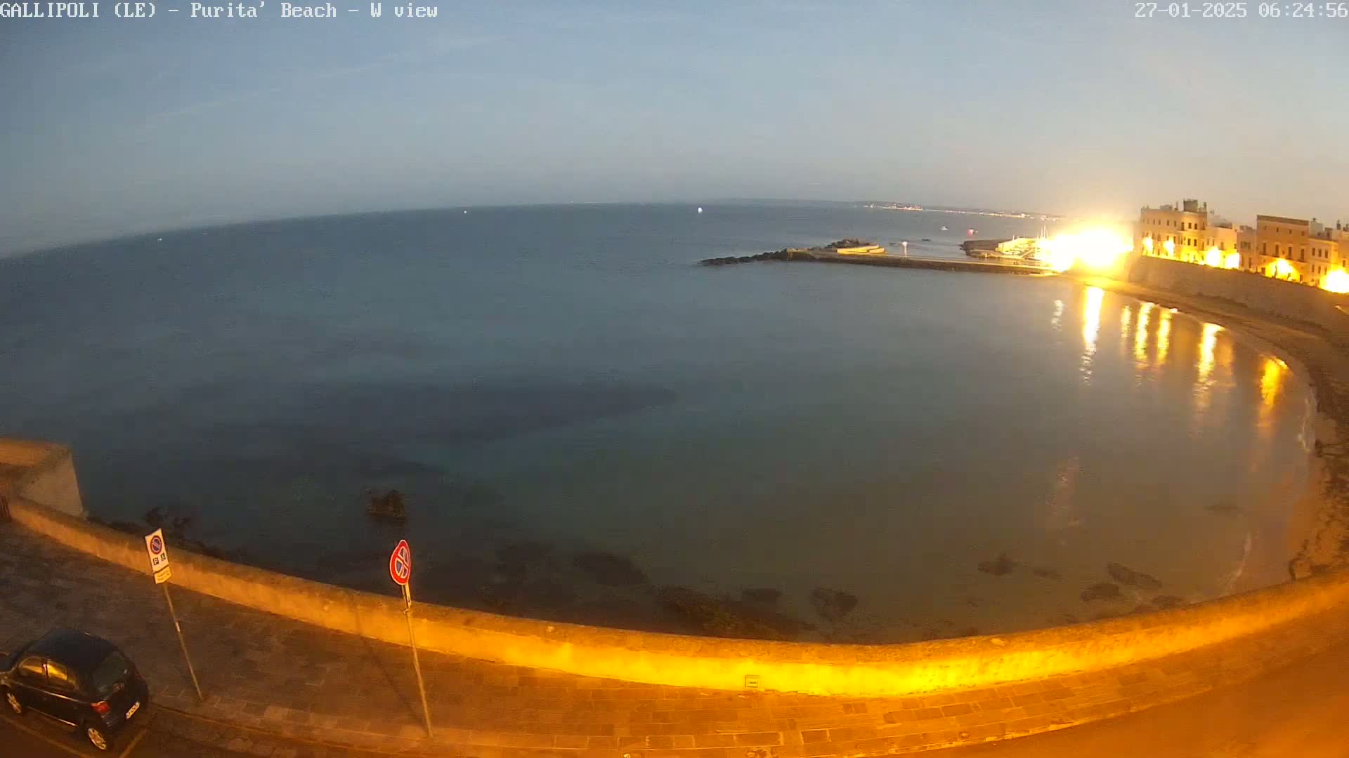 Gallipoli, Purita Beach Live Cam -  Apulia, Italy