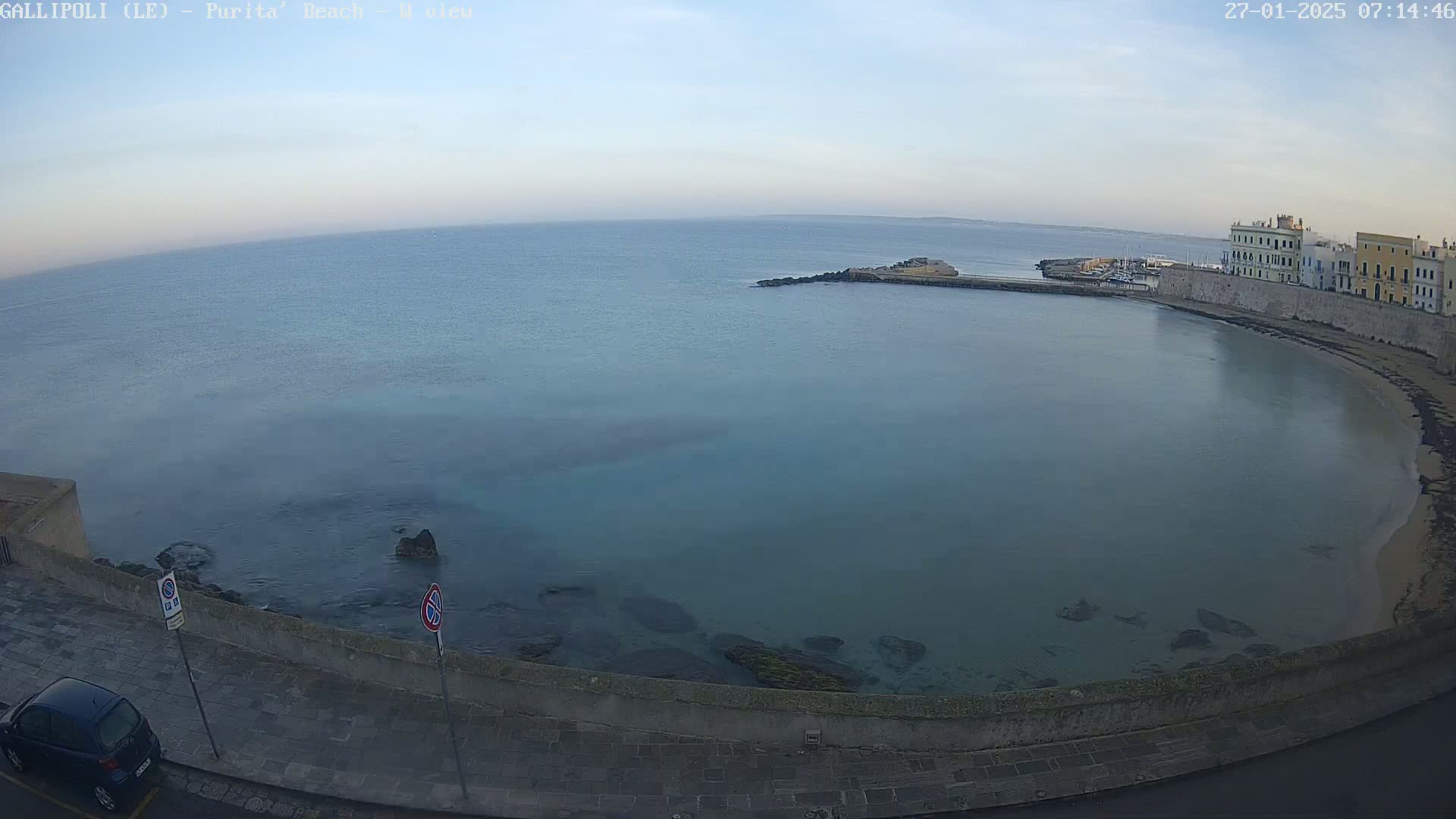 Gallipoli, Purita Beach Live Cam -  Apulia, Italy