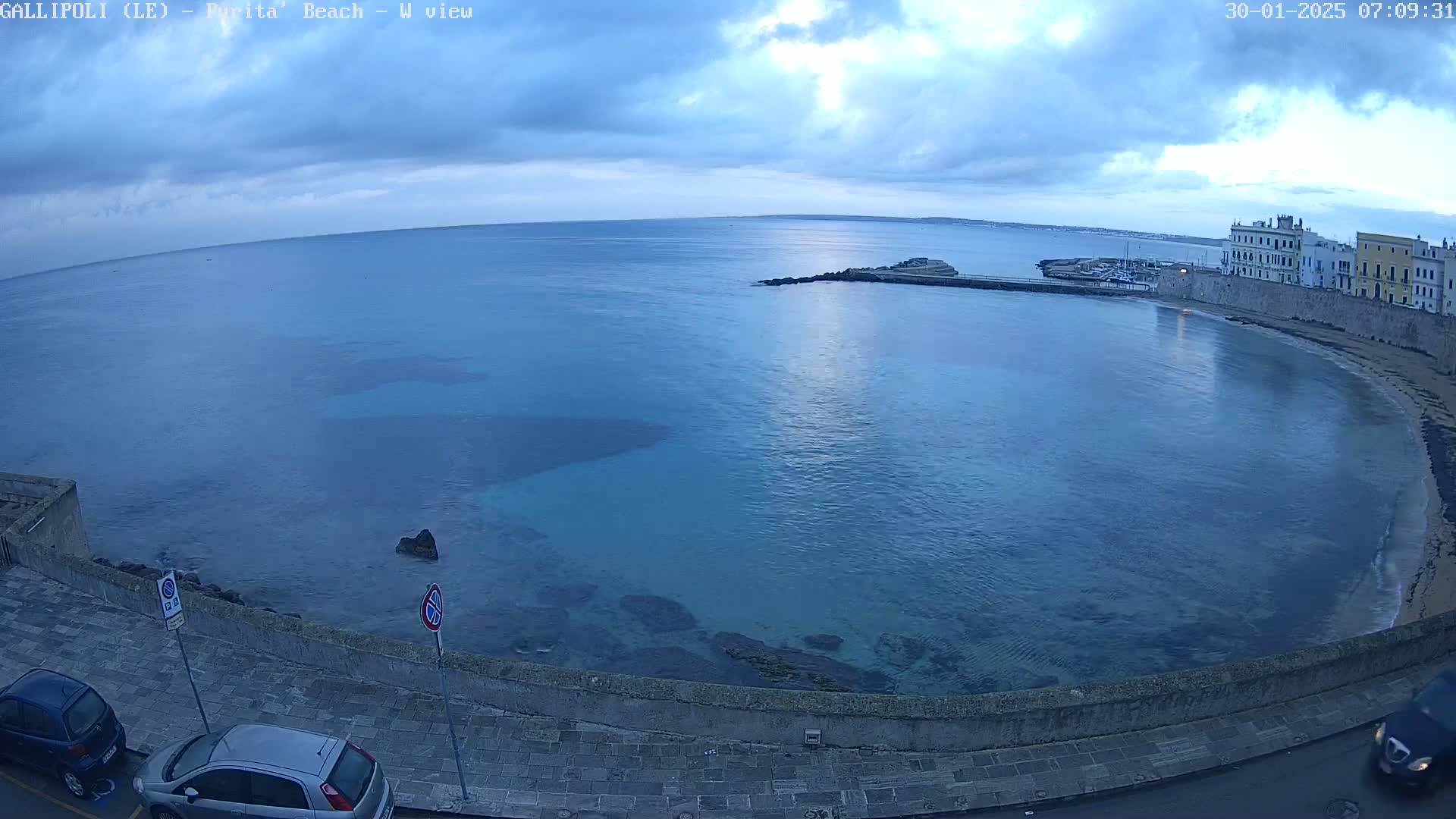 Gallipoli, Purita Beach Live Cam -  Apulia, Italy