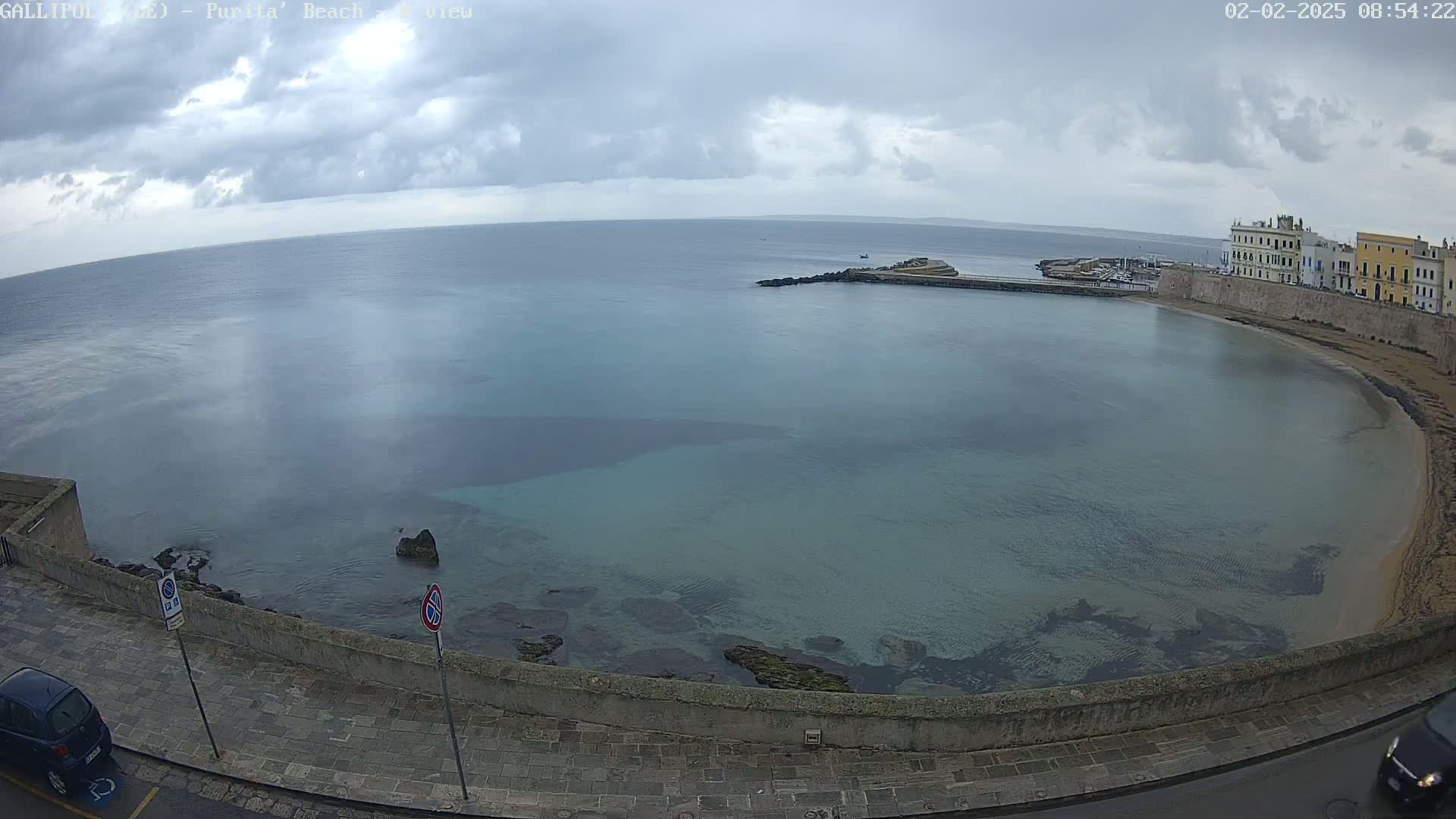 Gallipoli, Purita Beach Live Cam -  Apulia, Italy